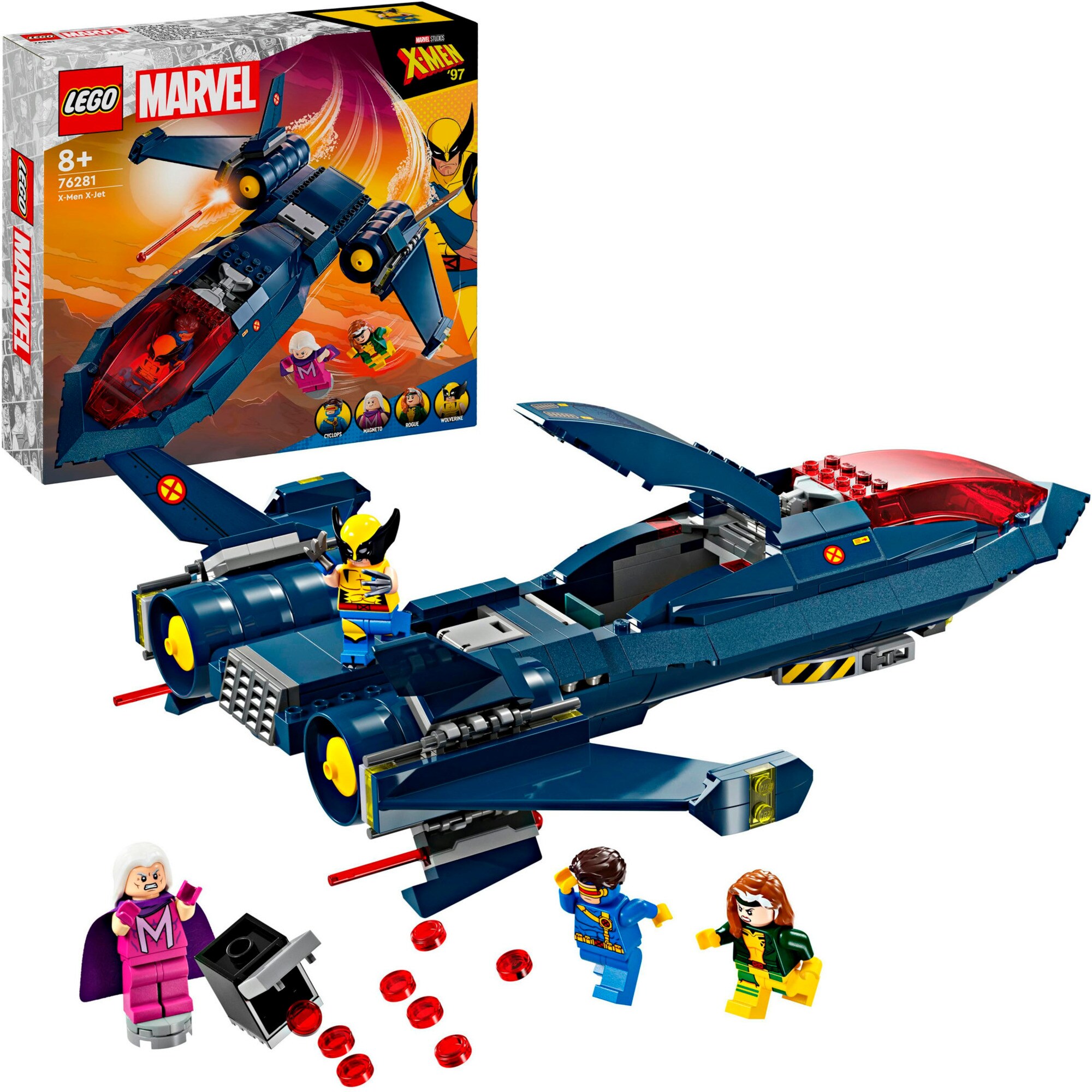 LEGO Konstruktionsspielzeug Marvel Super Heroes X-Jet der X-Men - Bild 1