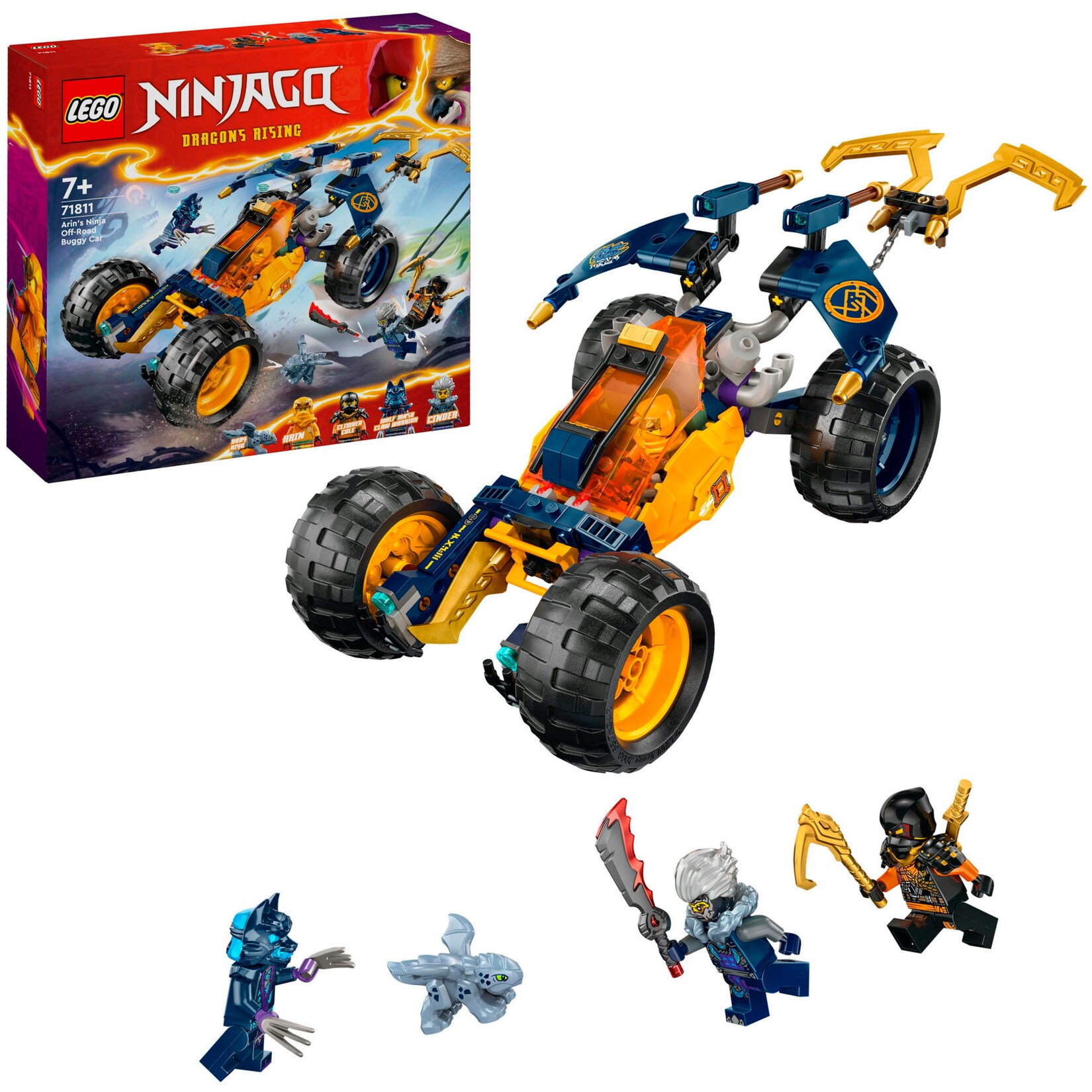 LEGO Konstruktionsspielzeug Ninjago Arins Ninja-Geländebuggy