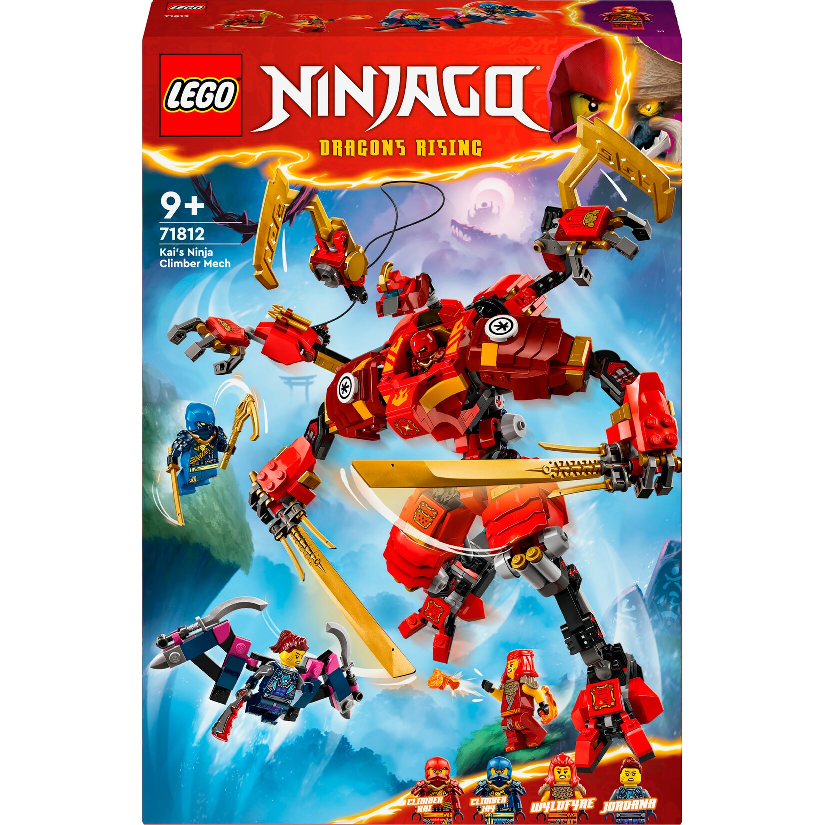 LEGO Konstruktionsspielzeug Ninjago Kais Ninja-Kletter-Mech