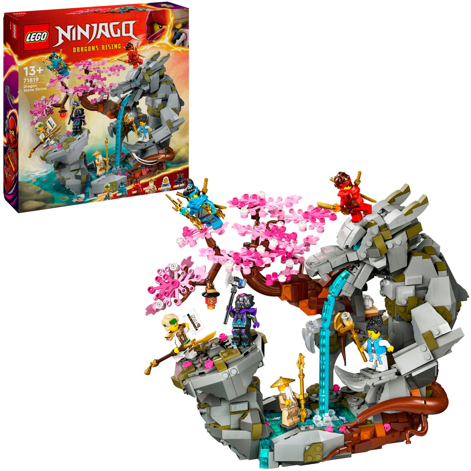 LEGO Konstruktionsspielzeug Ninjago Drachenstein-Tempel