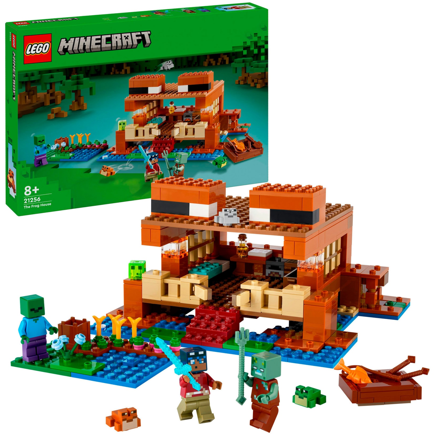 LEGO Konstruktionsspielzeug Minecraft Das Froschhaus