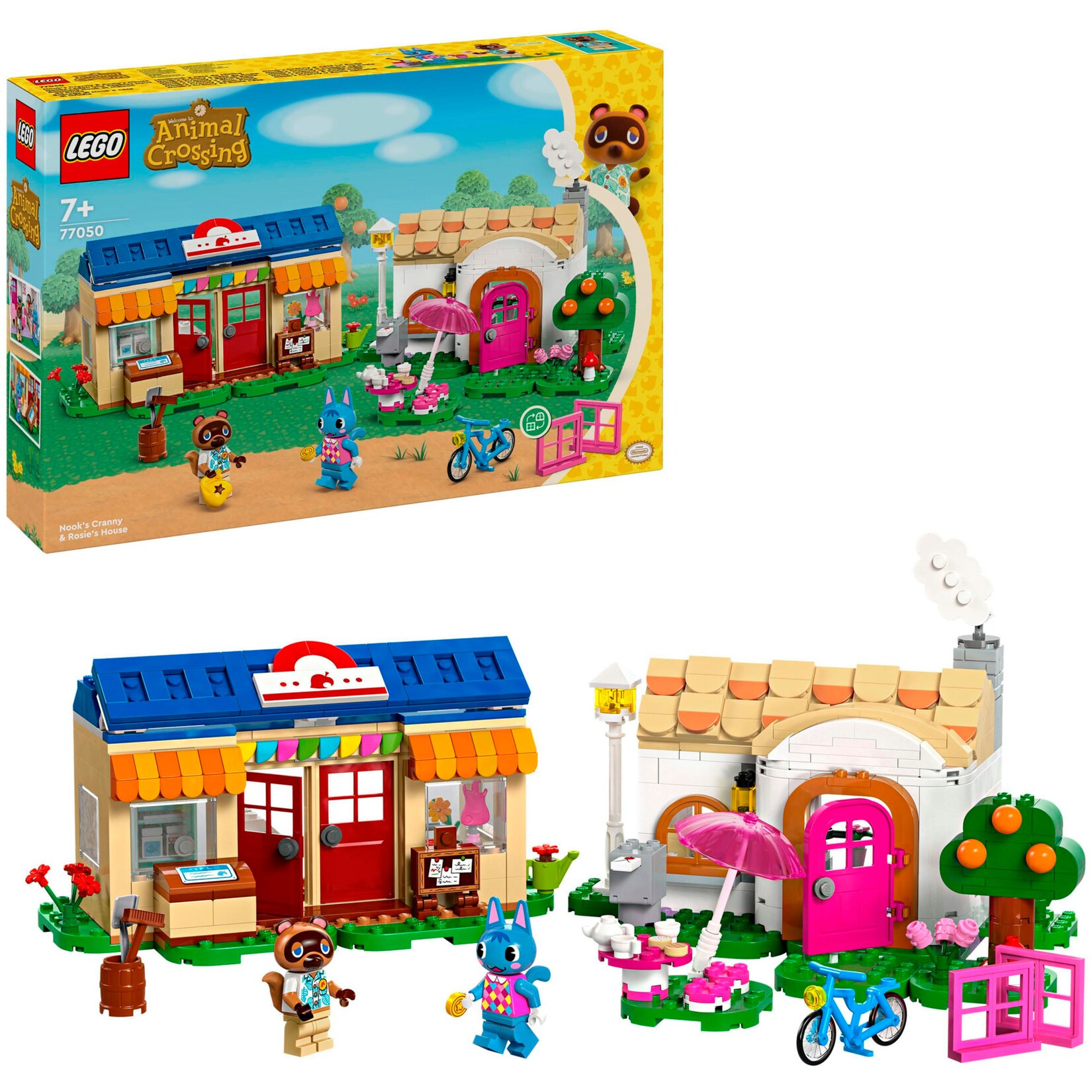 LEGO Konstruktionsspielzeug Animal Crossing Nooks Laden & Sophies Haus