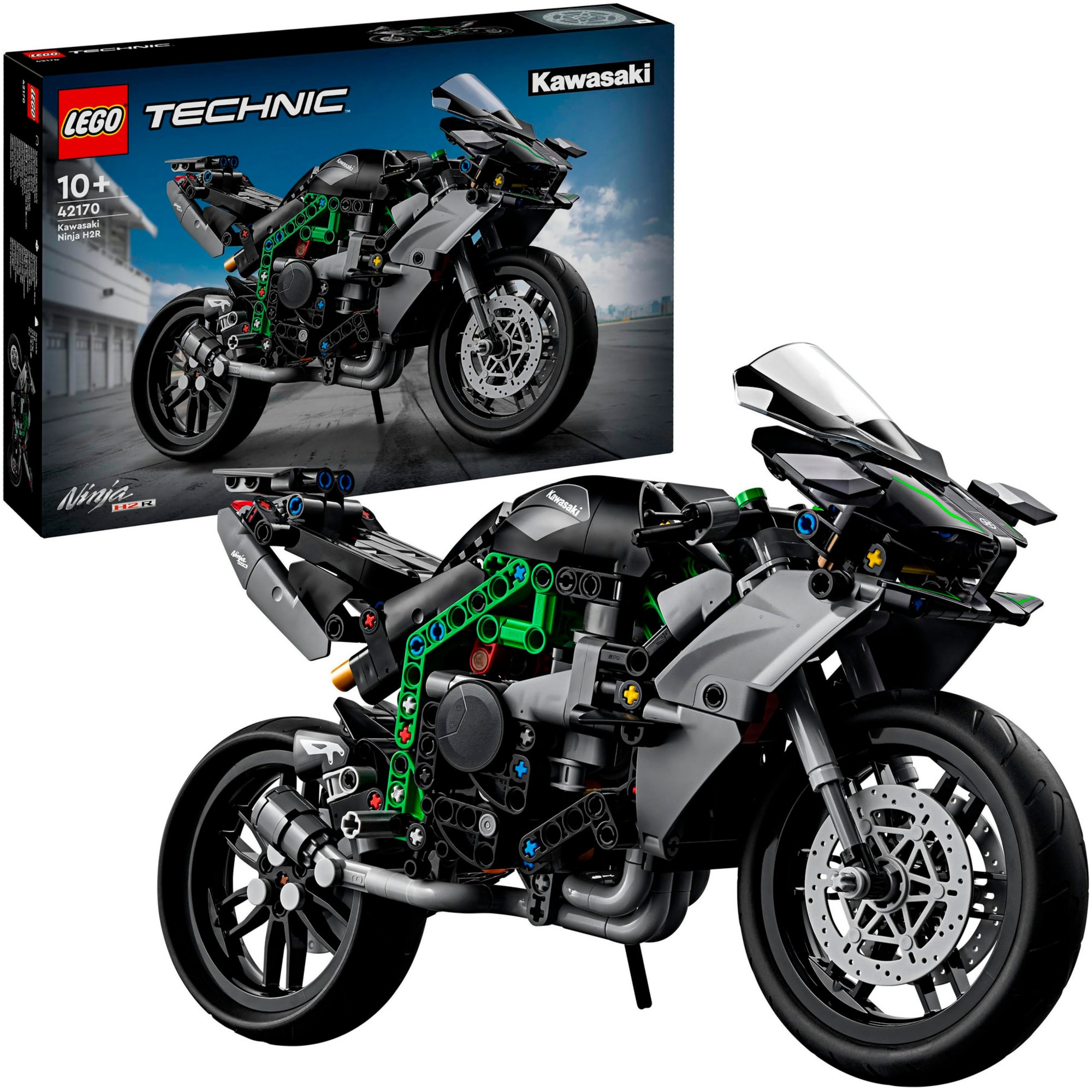 LEGO Konstruktionsspielzeug Technic Kawasaki Ninja H2R Motorrad - Bild 1