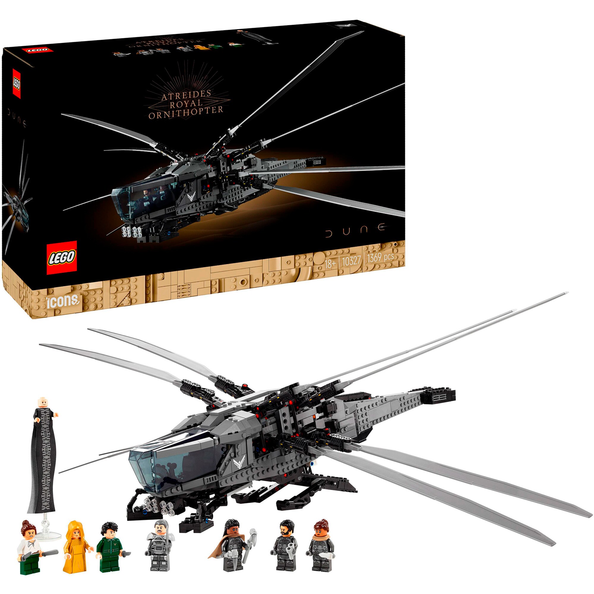 LEGO Konstruktionsspielzeug Icons Dune Atreides Royal Ornithopter - Bild 1