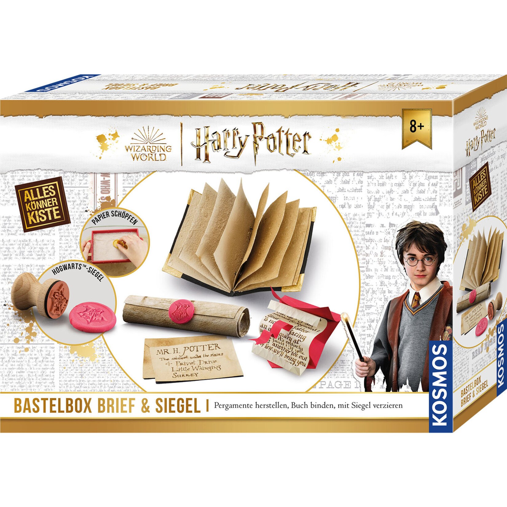 Kosmos Basteln Harry Potter - Bastelbox Brief und Siegel