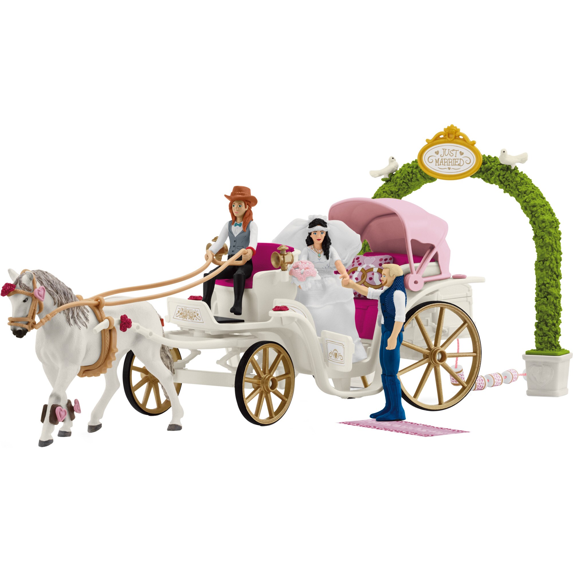 Schleich Spielfahrzeug Horse Club Hochzeitskutsche - Bild 1