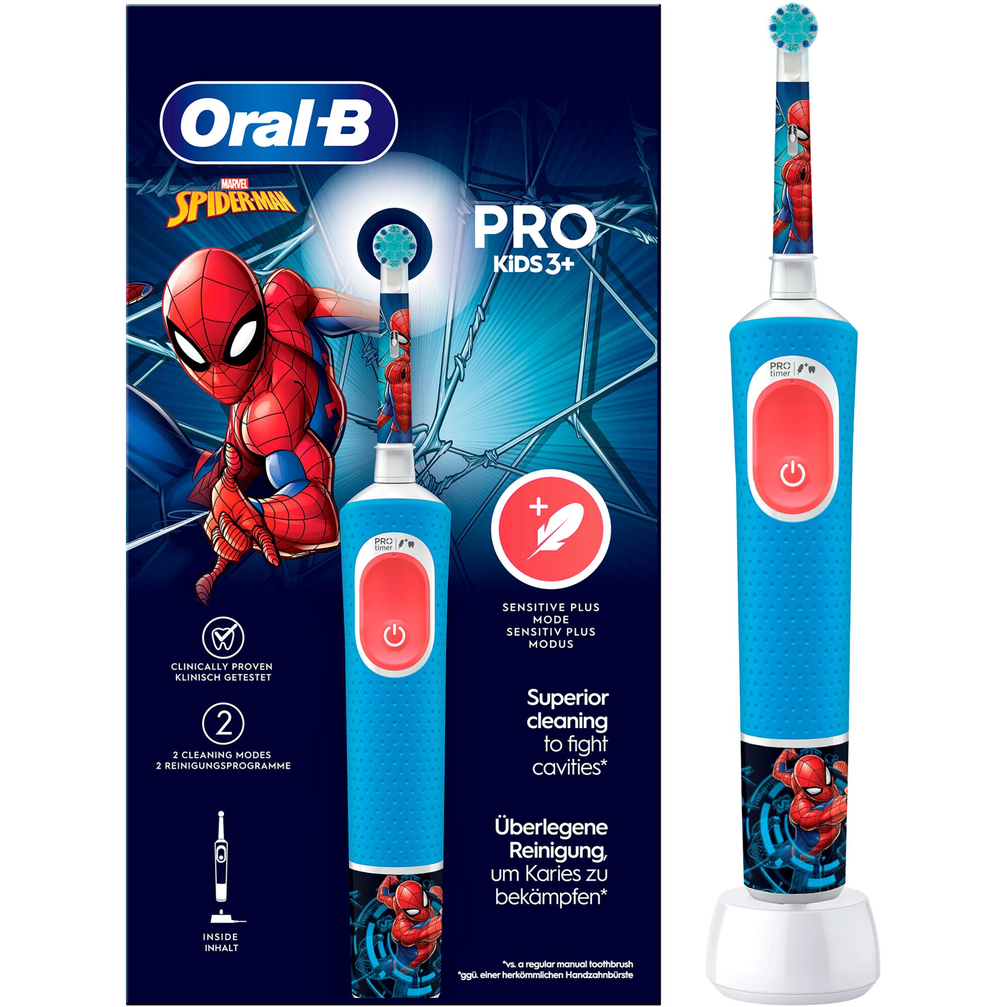 Oral-B Elektrische Zahnb&uuml;rste Oral-B Vitality Pro 103 Kids Mix Frozen/Spiderman - Bild 1