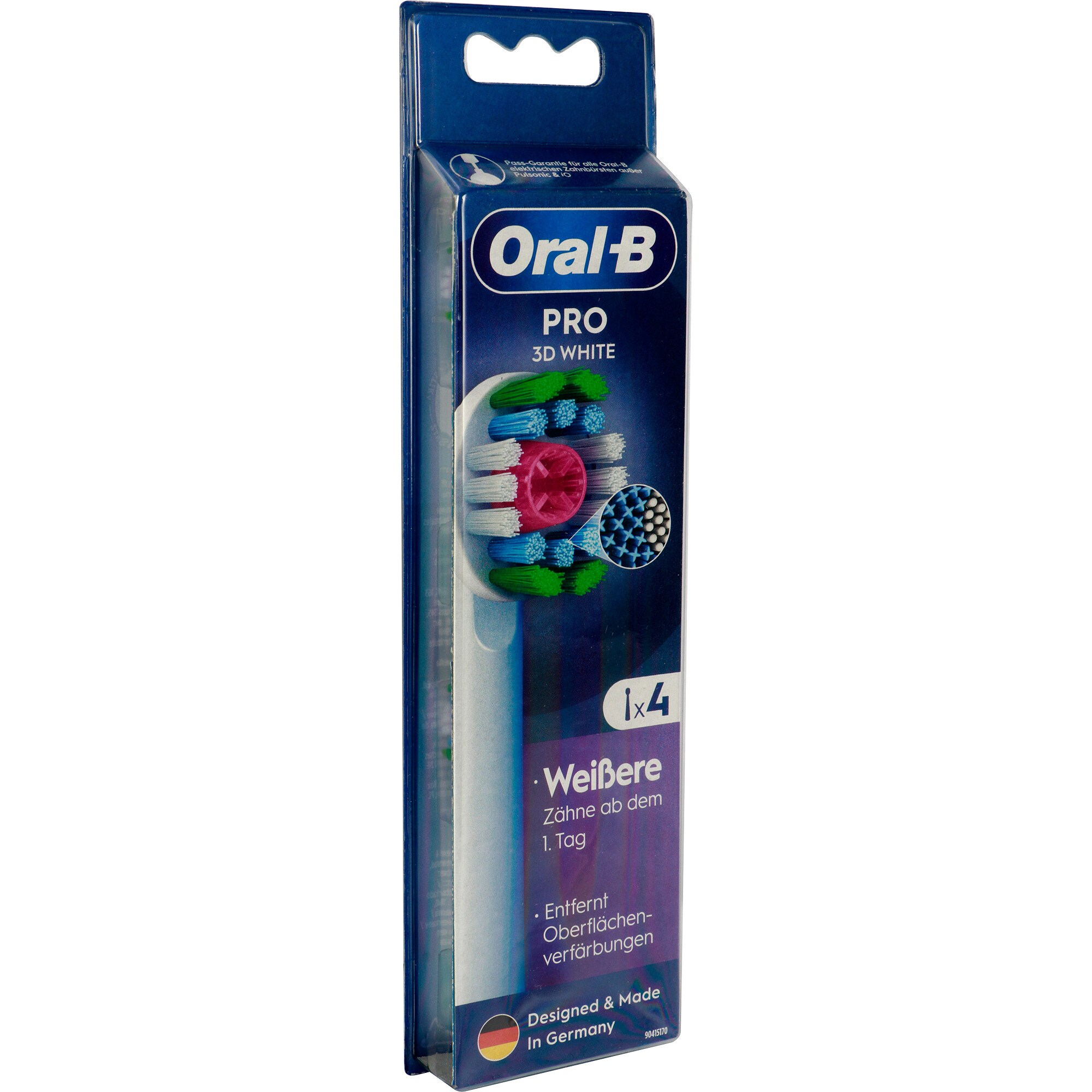 Oral-B Aufsteckb&uuml;rste Oral-B Pro 3D White Aufsteckb&uuml;rsten 4er - Bild 1