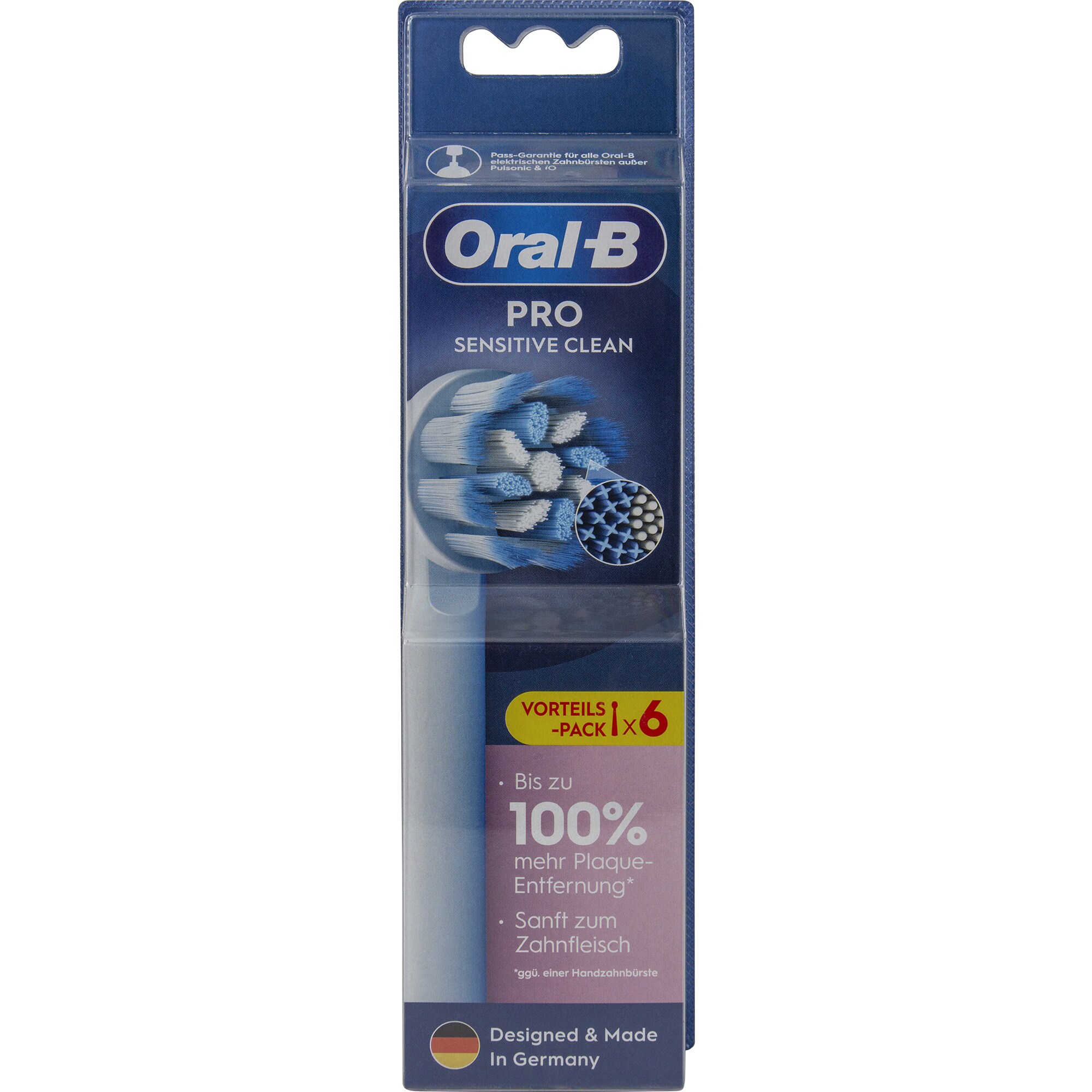 Oral-B Aufsteckb&uuml;rste Oral-B Pro Sensitive Clean Aufsteckb&uuml;rsten 6er-Pack - Bild 1