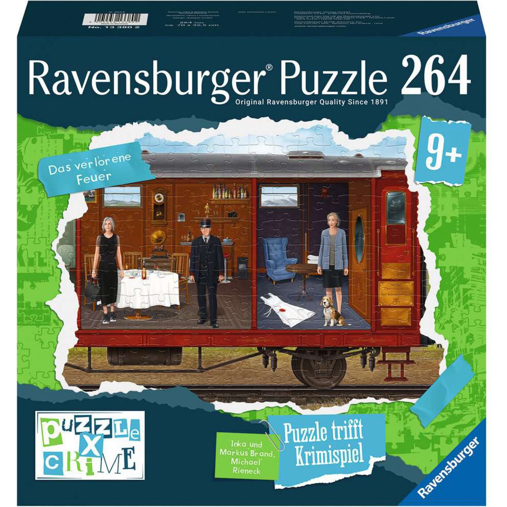 Ravensburger Puzzle Puzzle X Crime: Das verlorene Feuer | 04005556133802