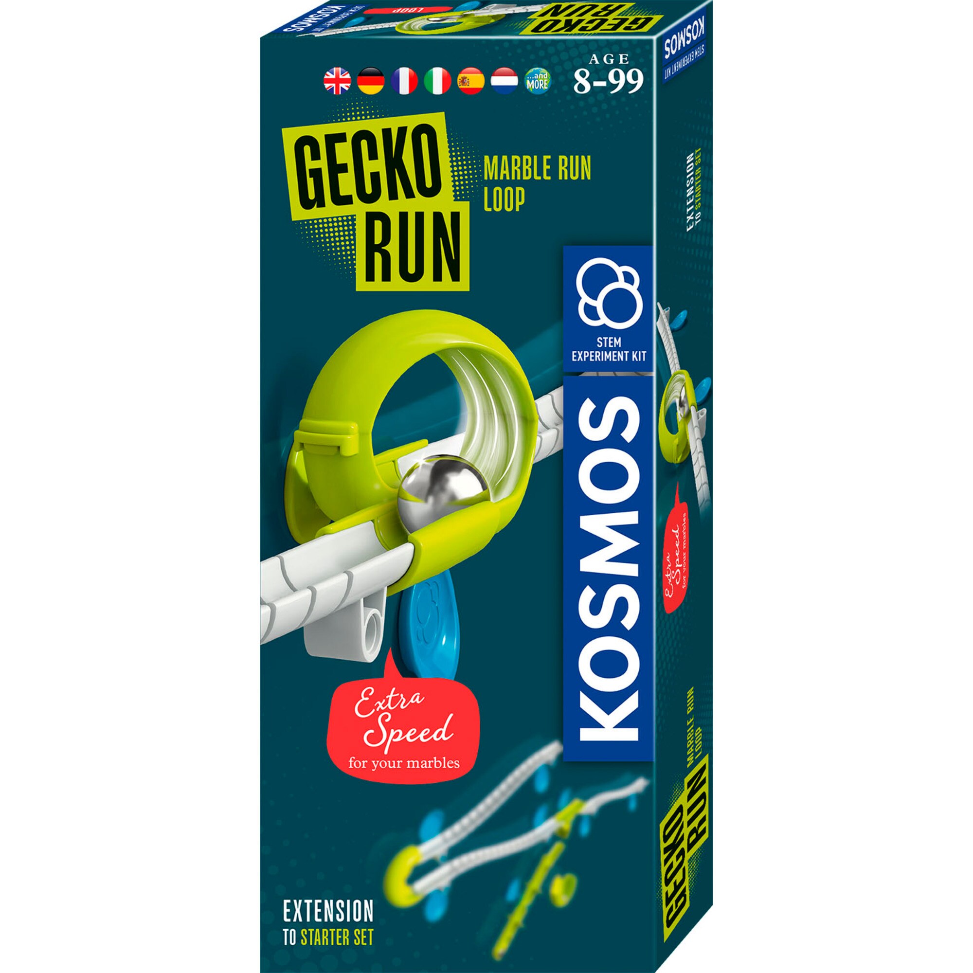 Kosmos Kugelbahn Gecko Run - Marble Run Loop V1 - Bild 1