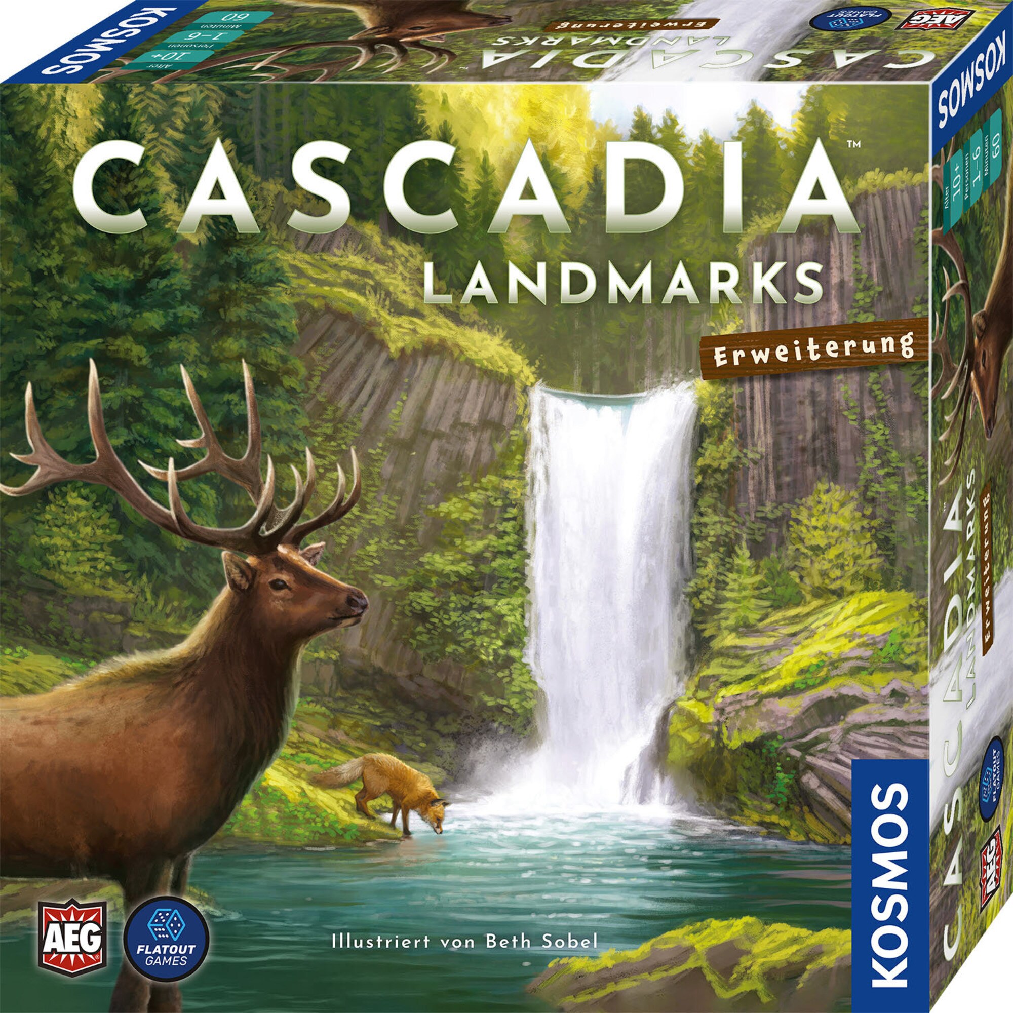 Kosmos Gesellschaftsspiel Cascadia Landmarks - Bild 1