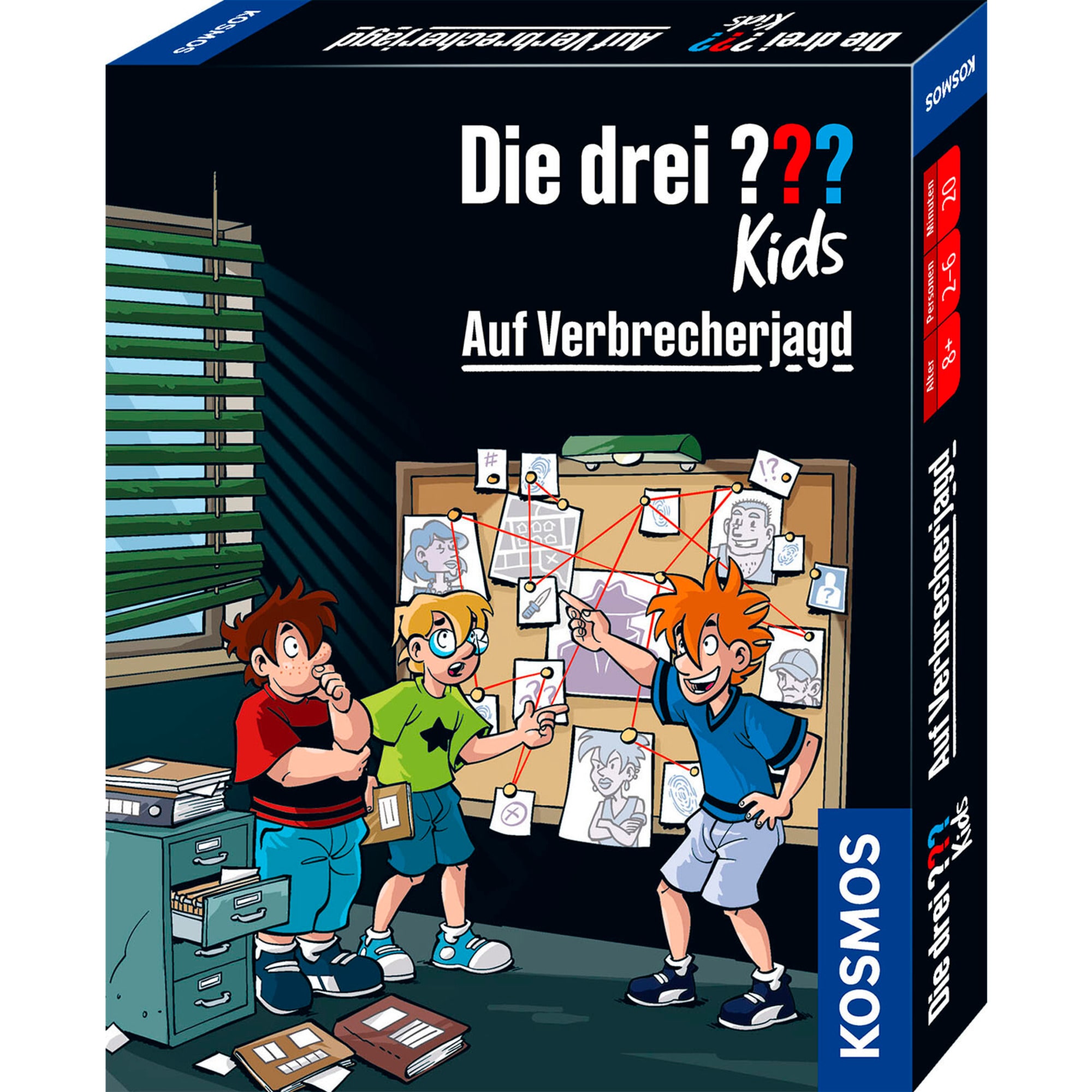 Kosmos Kartenspiel Die drei ??? Kids - Auf Verbrecherjagd - Bild 1