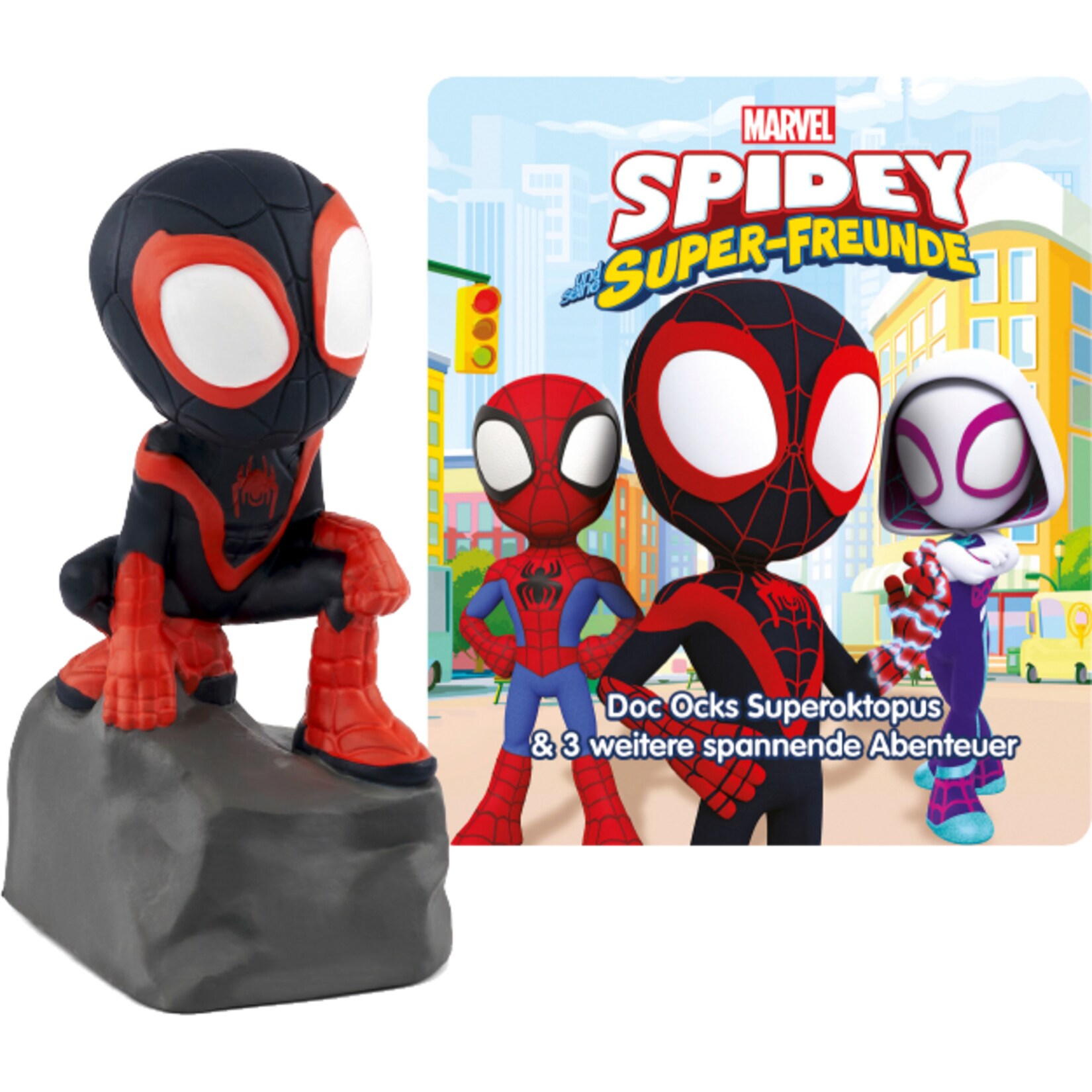 Tonies Spielfigur Marvel Spidey & seine Super-Freunde – Doc Ocks Superoktopus & 3 weitere spannende Abenteuer | 04251192142580