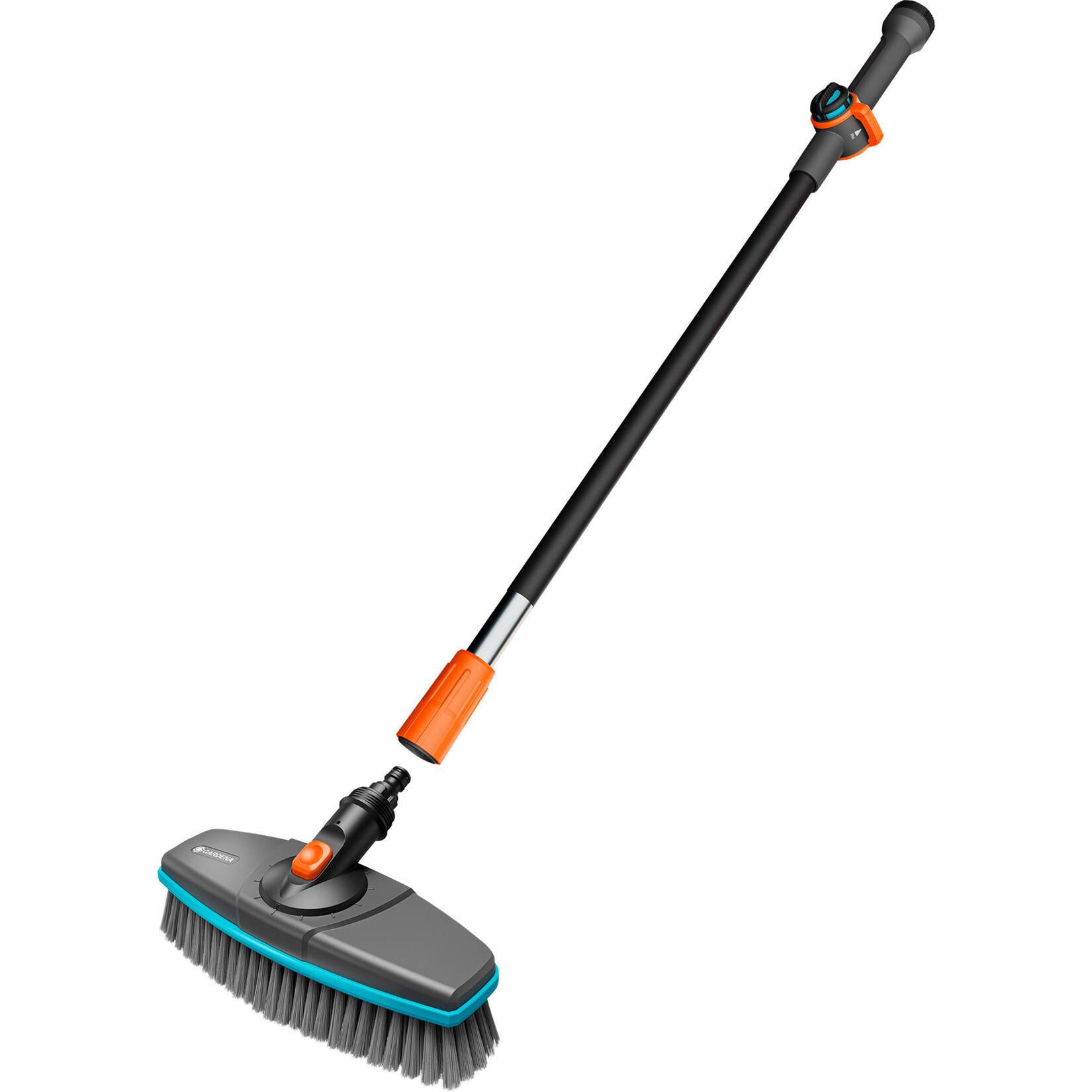 GARDENA Waschbürste Cleansystem Wasch-Set soft mit Stiel S | 04078500064828
