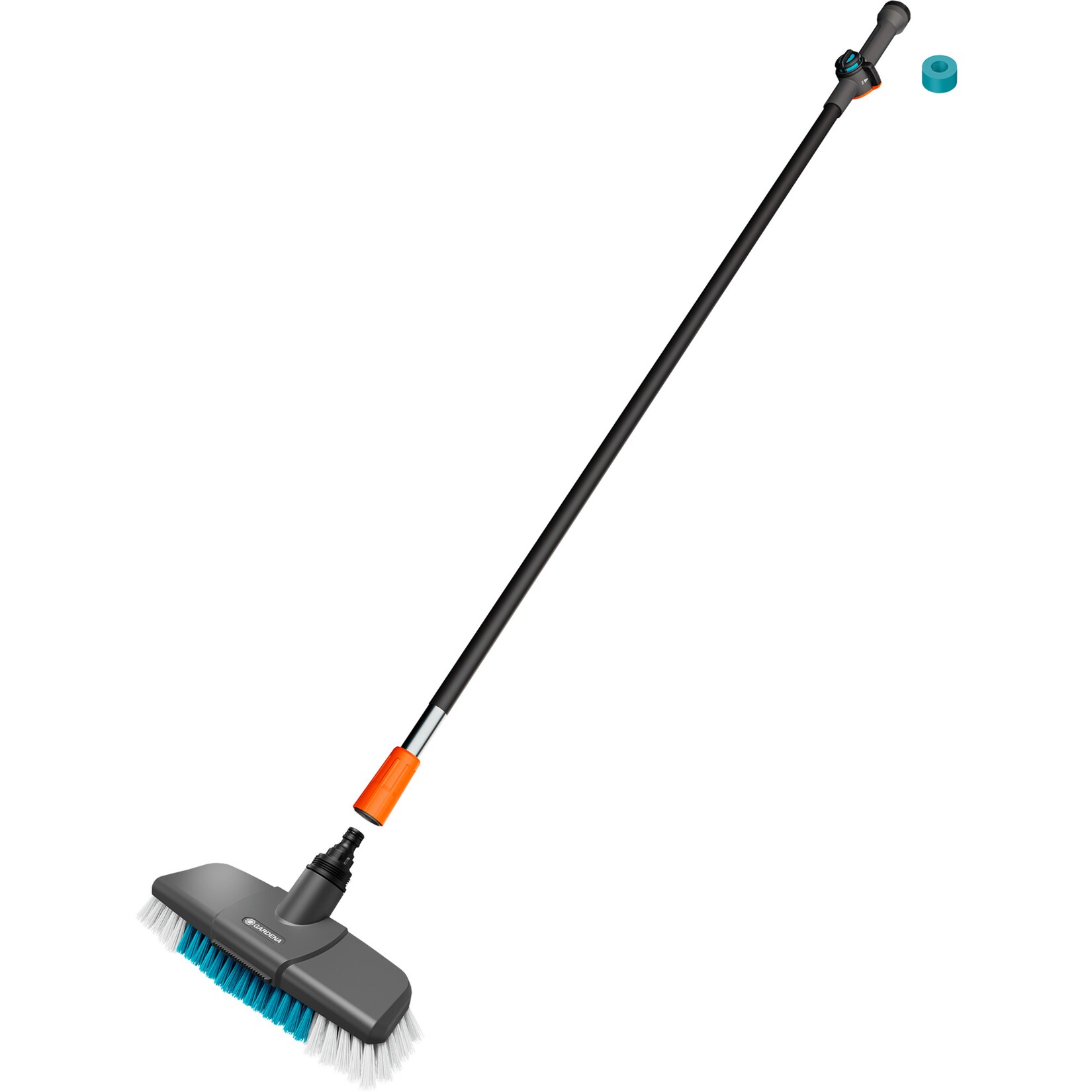 GARDENA Waschbürste Cleansystem Wasch-Set hard mit Stiel M | 04078500064859