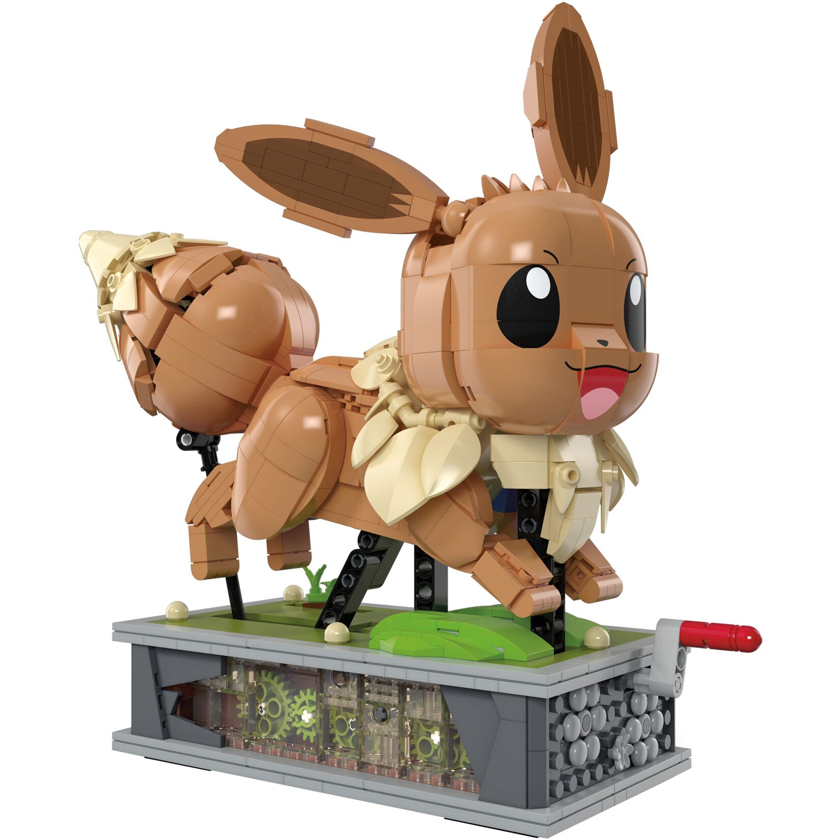 MegaBloks Konstruktionsspielzeug MEGA Pokémon Bewegliches Evoli Bauspielzeug-Set für Sammler | 00194735190768