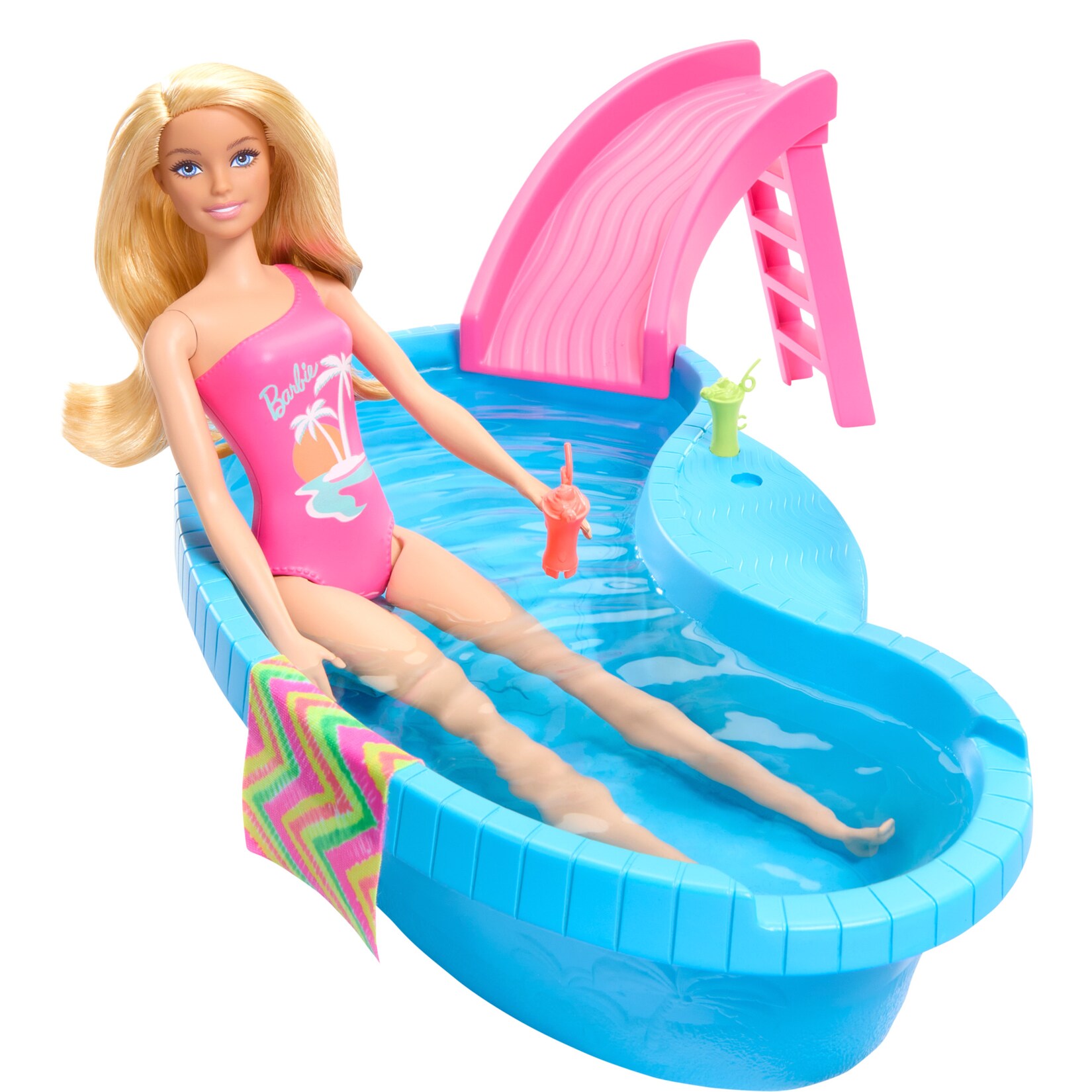 Barbie Puppe Barbie Pool mit Puppe