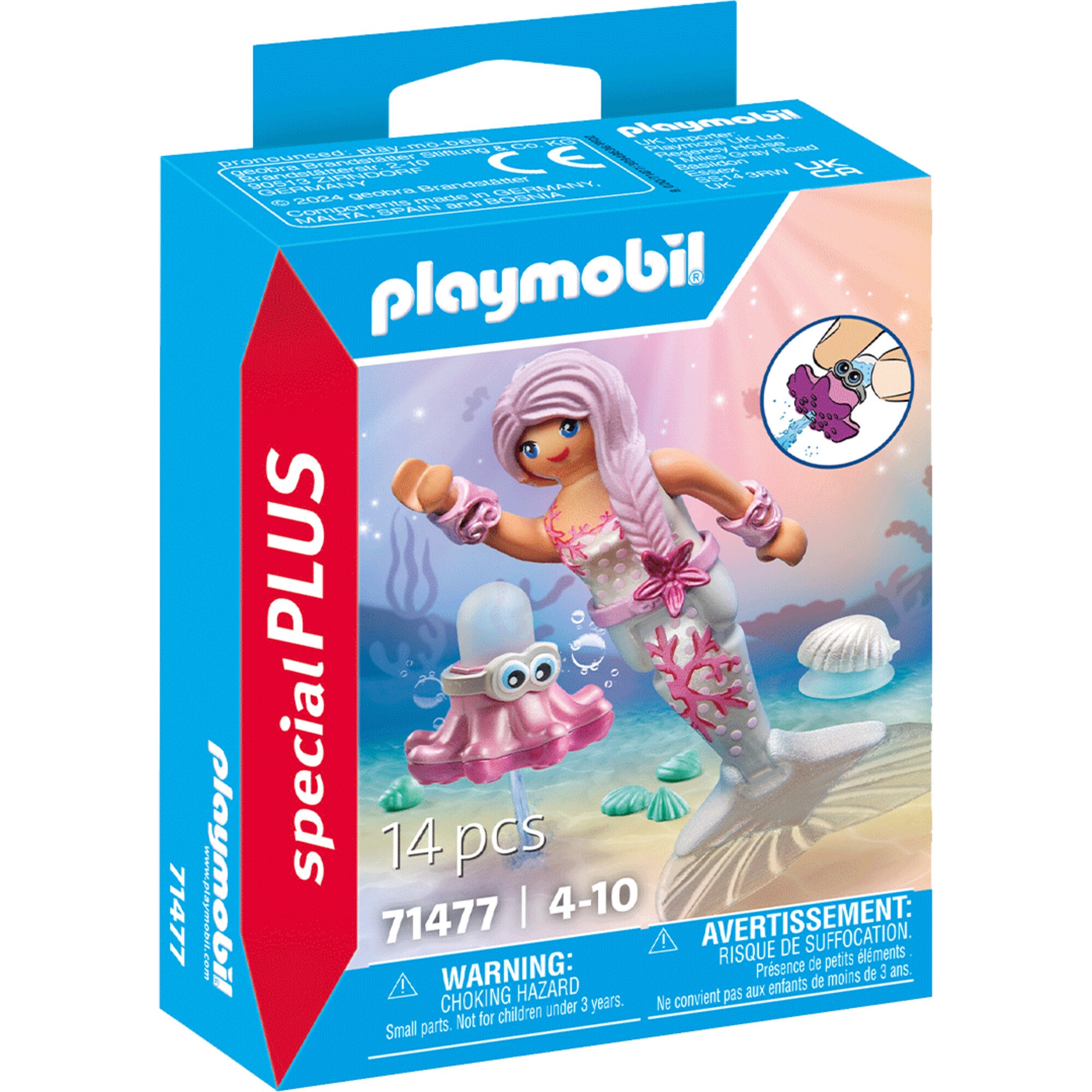PLAYMOBIL Konstruktionsspielzeug specialPLUS Meerjungfrau mit Spritzkrake - Bild 1
