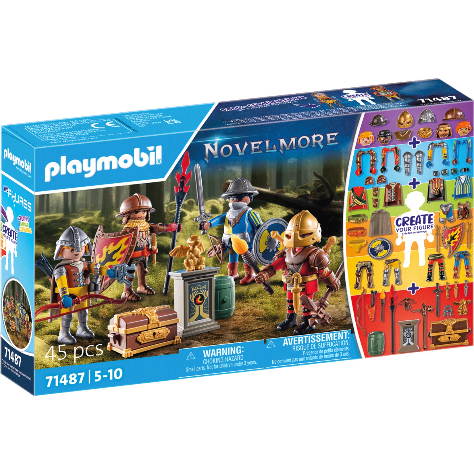 PLAYMOBIL Konstruktionsspielzeug My Figures: Ritter von Novelmore