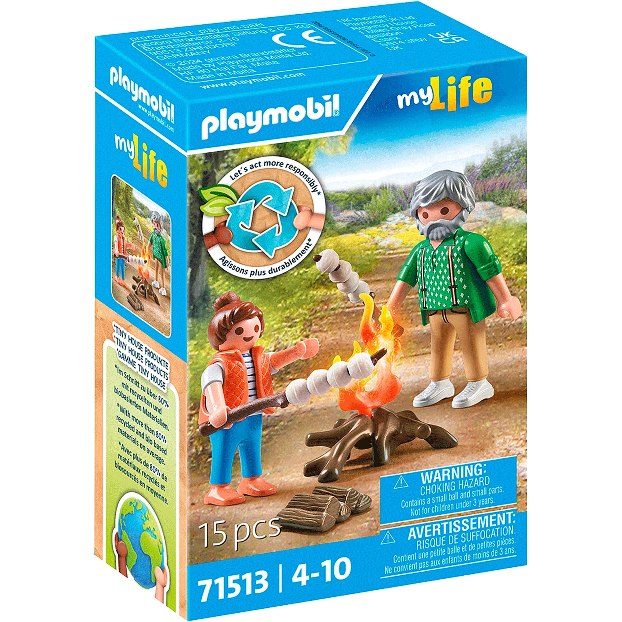 PLAYMOBIL Konstruktionsspielzeug City Life Lagerfeuer mit Marshmallows - Bild 1