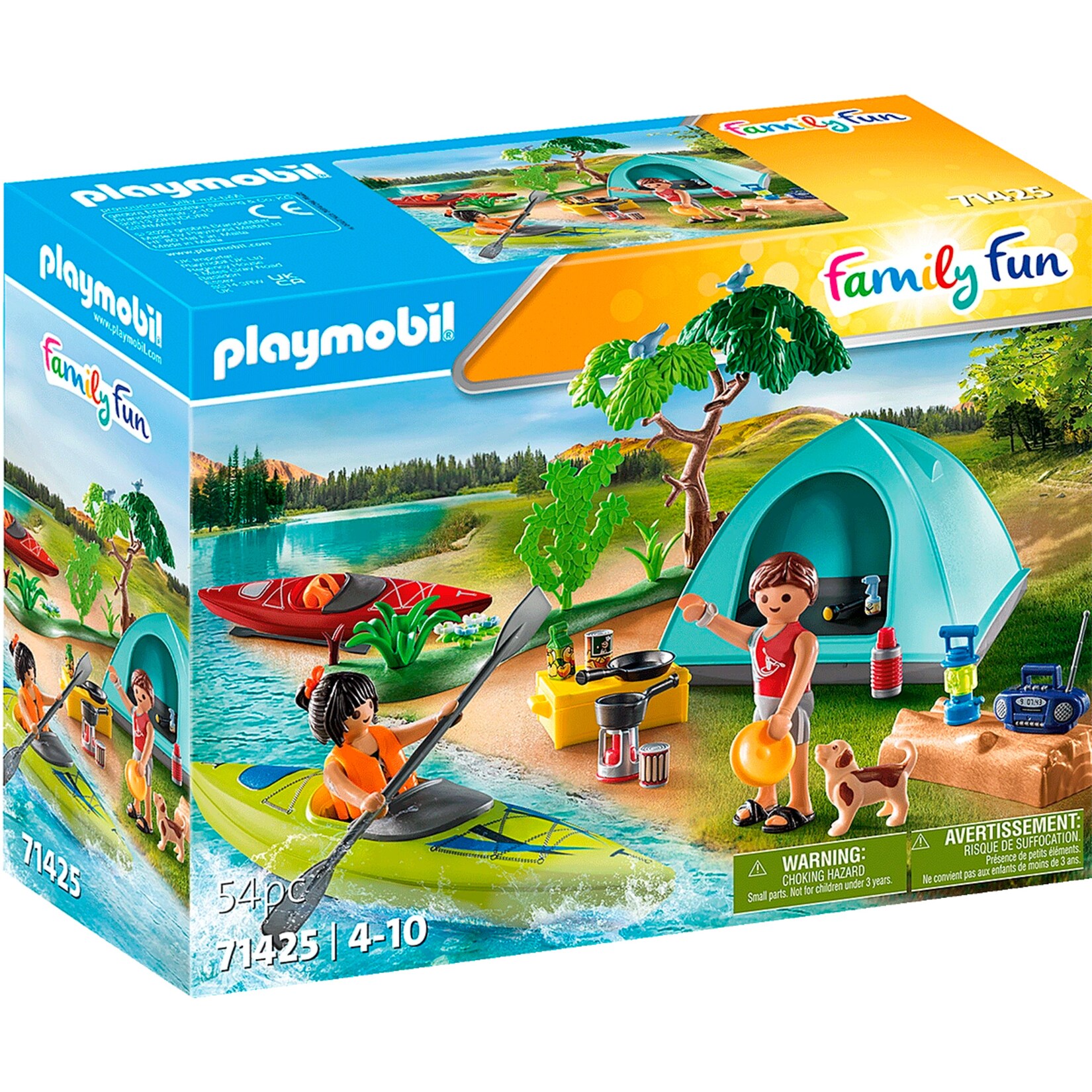 PLAYMOBIL Konstruktionsspielzeug Family Fun Zelten