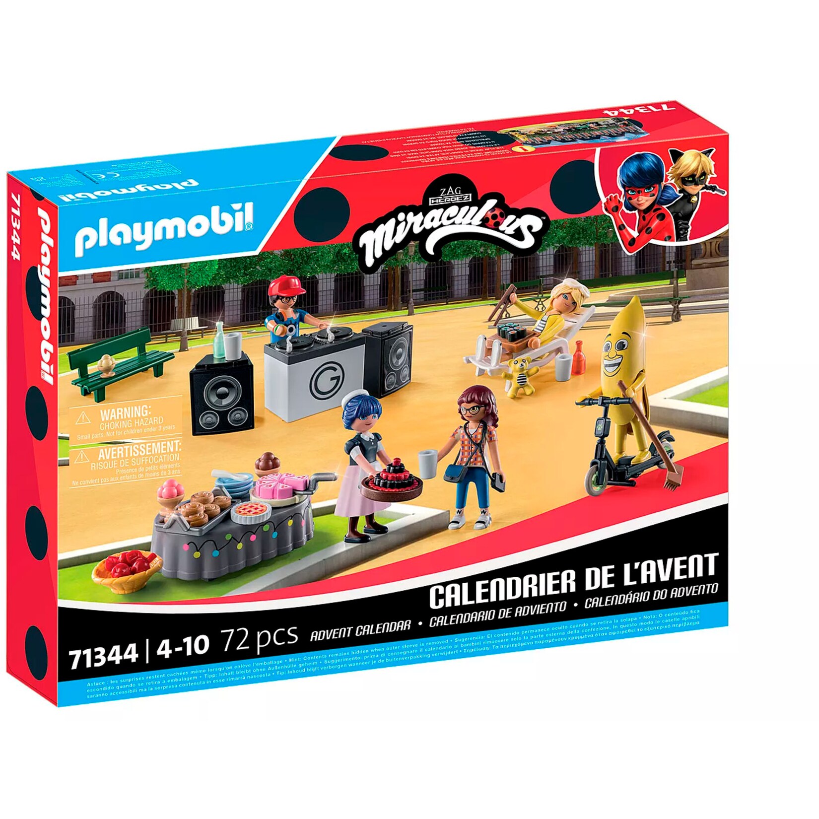 PLAYMOBIL Konstruktionsspielzeug Adventskalender Miraculous: Picknick in Paris | 04008789713445