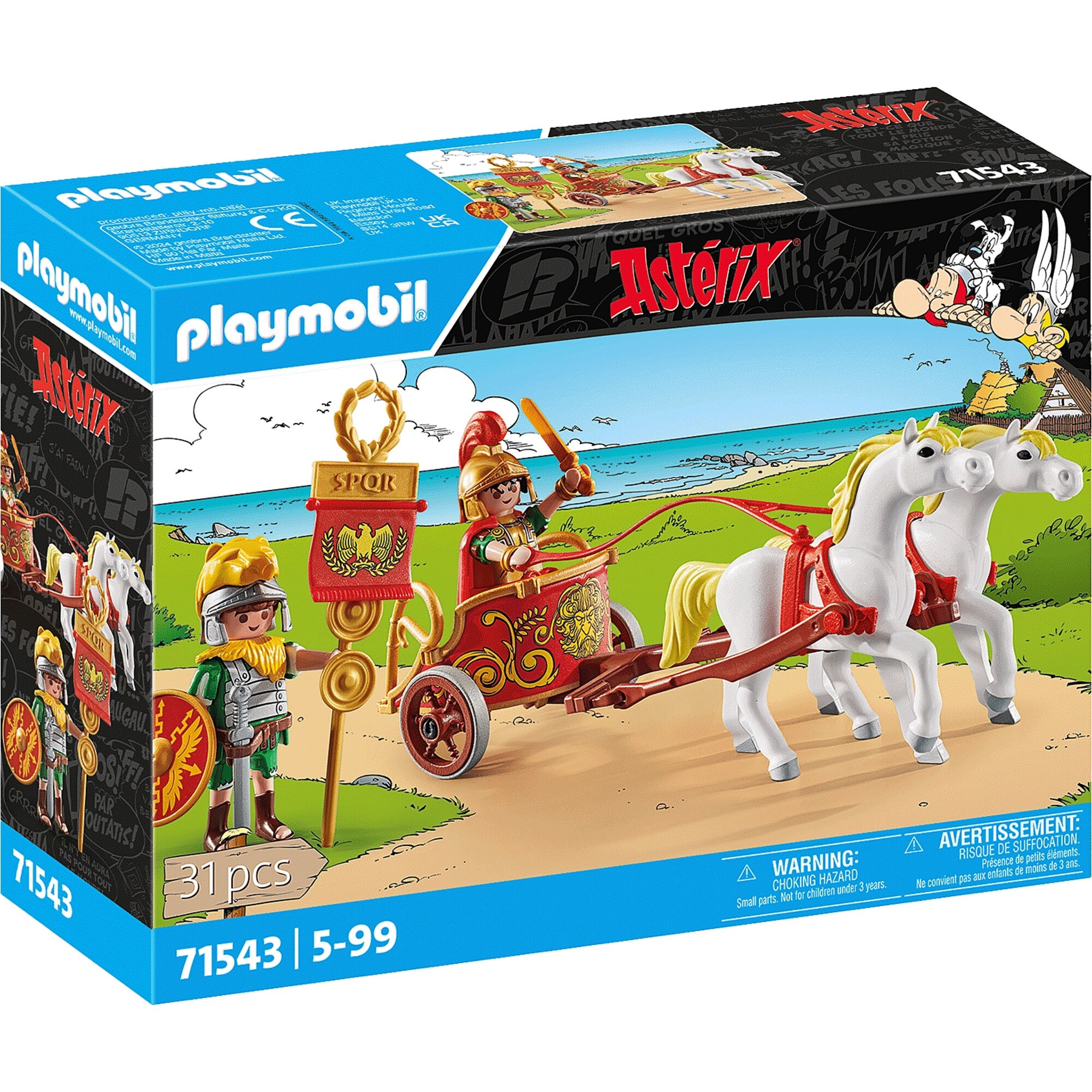 PLAYMOBIL Konstruktionsspielzeug Asterix R&ouml;mischer Streitwagen - Bild 1