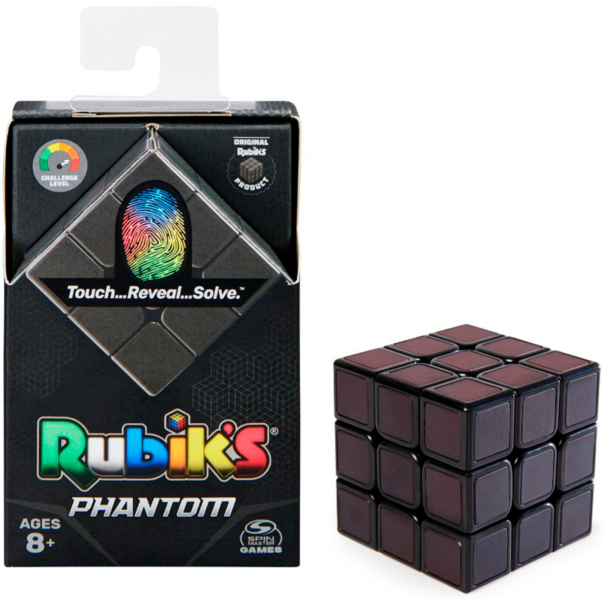 Spinmaster Geschicklichkeitsspiel Rubik&rsquo;s Phantom Cube 3x3 Zauberw&uuml;rfel - Bild 1