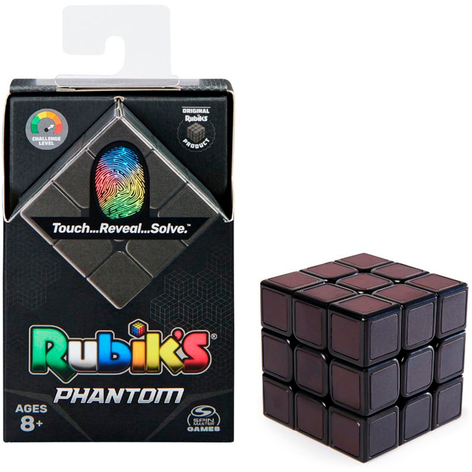 Spin Master Geschicklichkeitsspiel Rubik’s Phantom Cube 3x3 Zauberwürfel