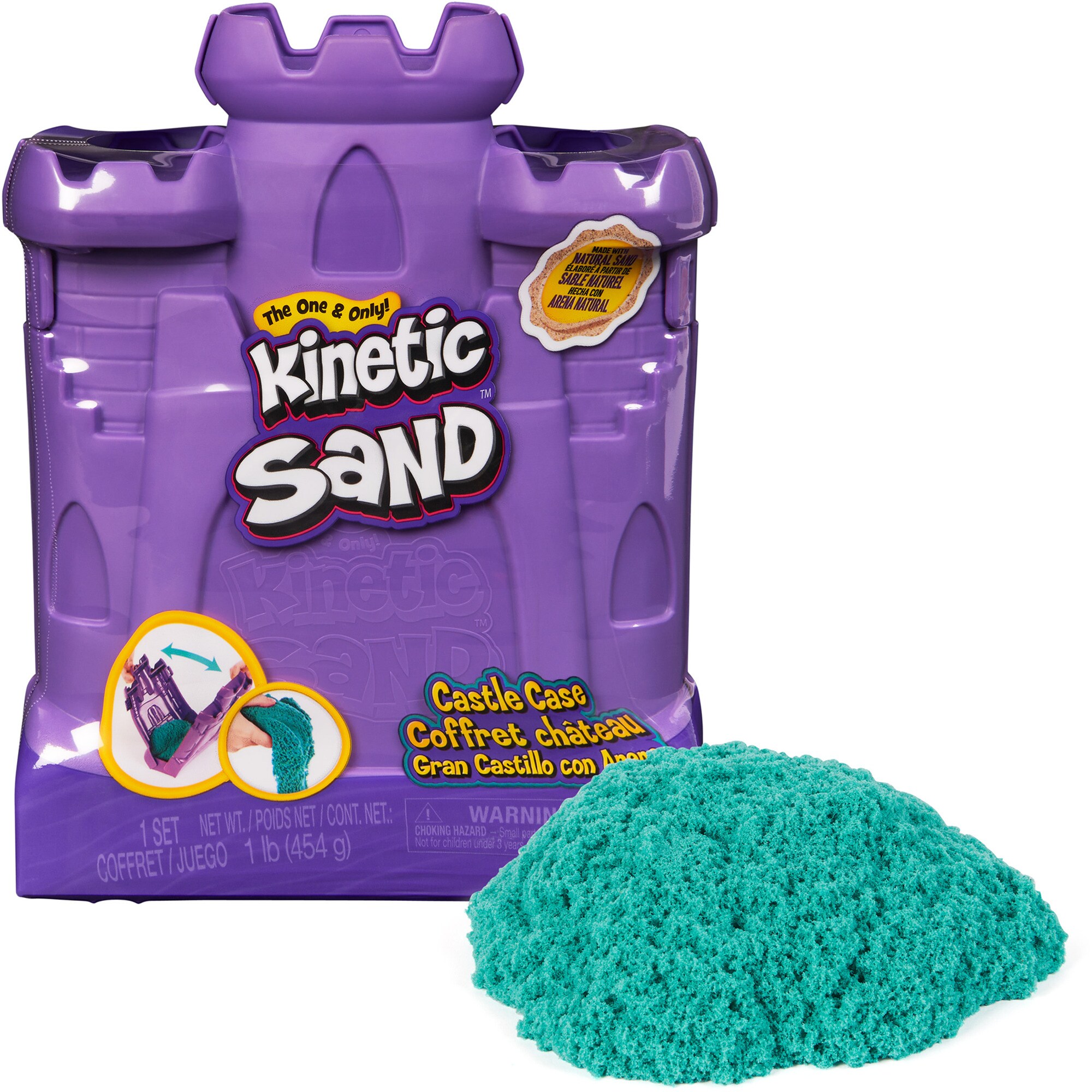 Kinetic Sand Spielsand Kinetic Sand - Burgen K&ouml;fferchen - Bild 1