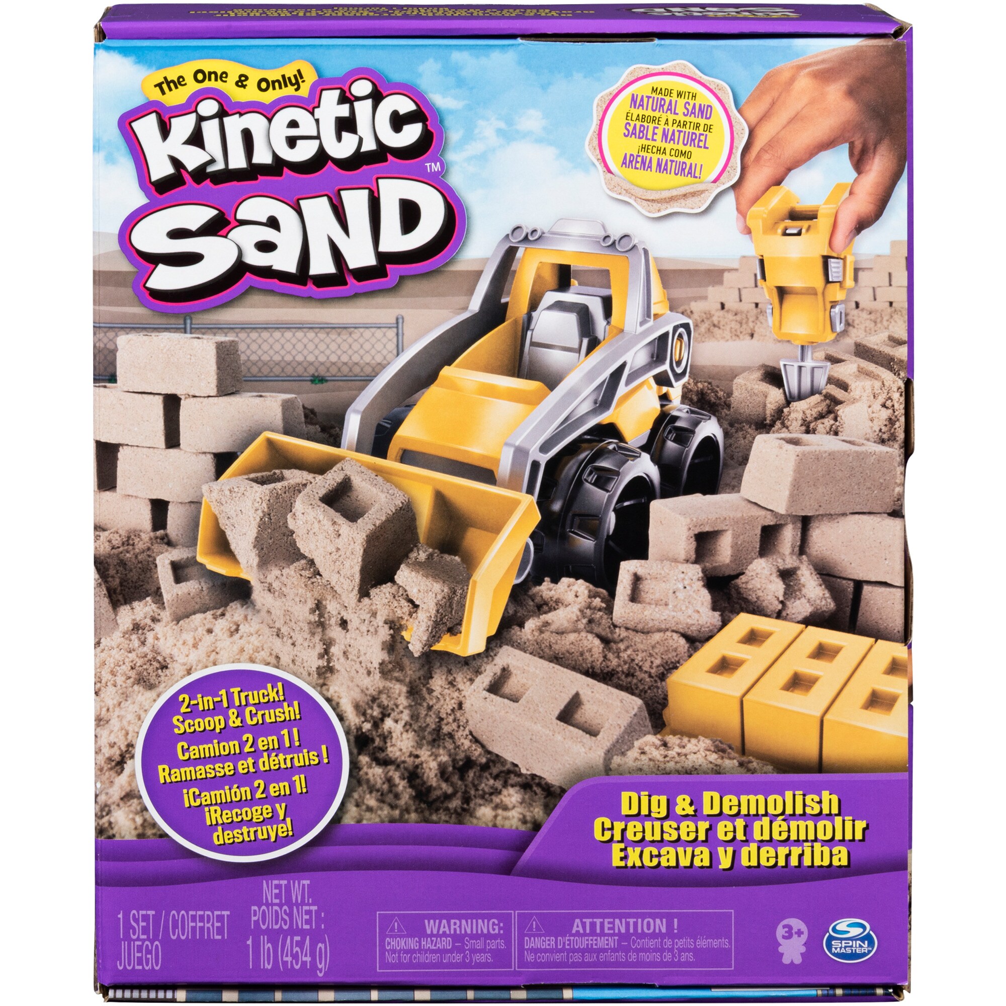 Kinetic Sand Spielsand Kinetic Sand - Baustellen Set - Bild 1
