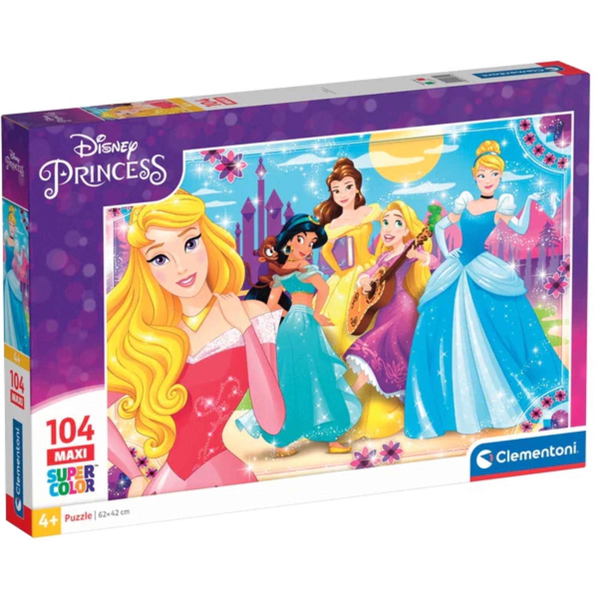 Clementoni Puzzle Supercolor Maxi - Disney Princess - Bild 1