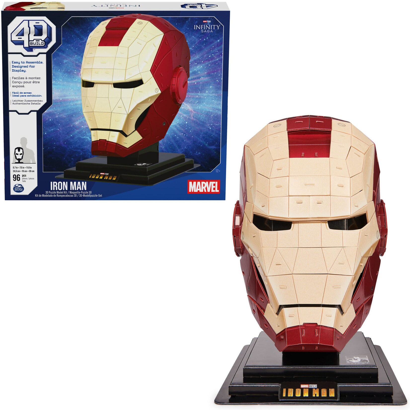 Spin Master Modellbau 4D Build - Marvel Iron Man-Helm