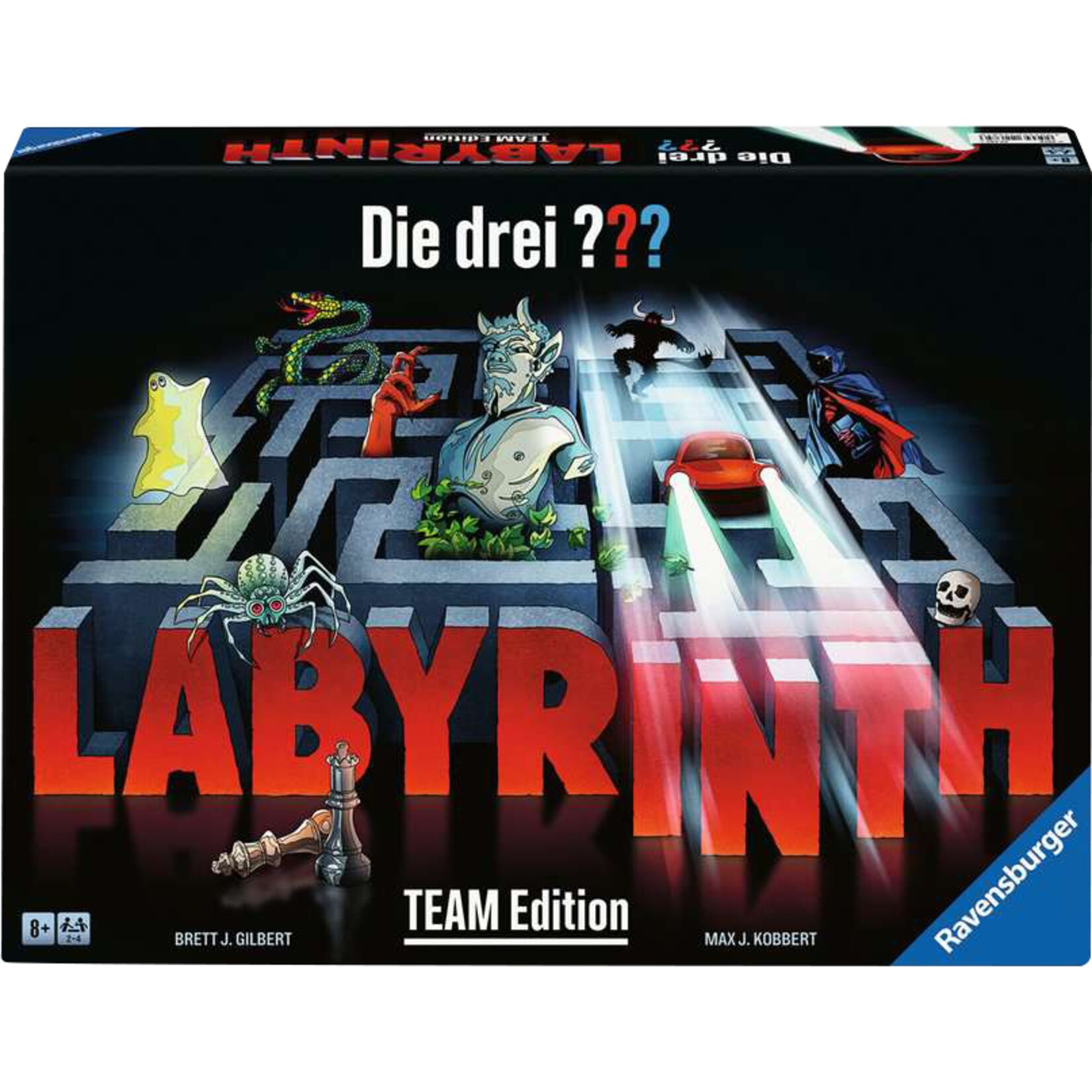 Ravensburger Brettspiel Die drei ??? Labyrinth - Team Edition
