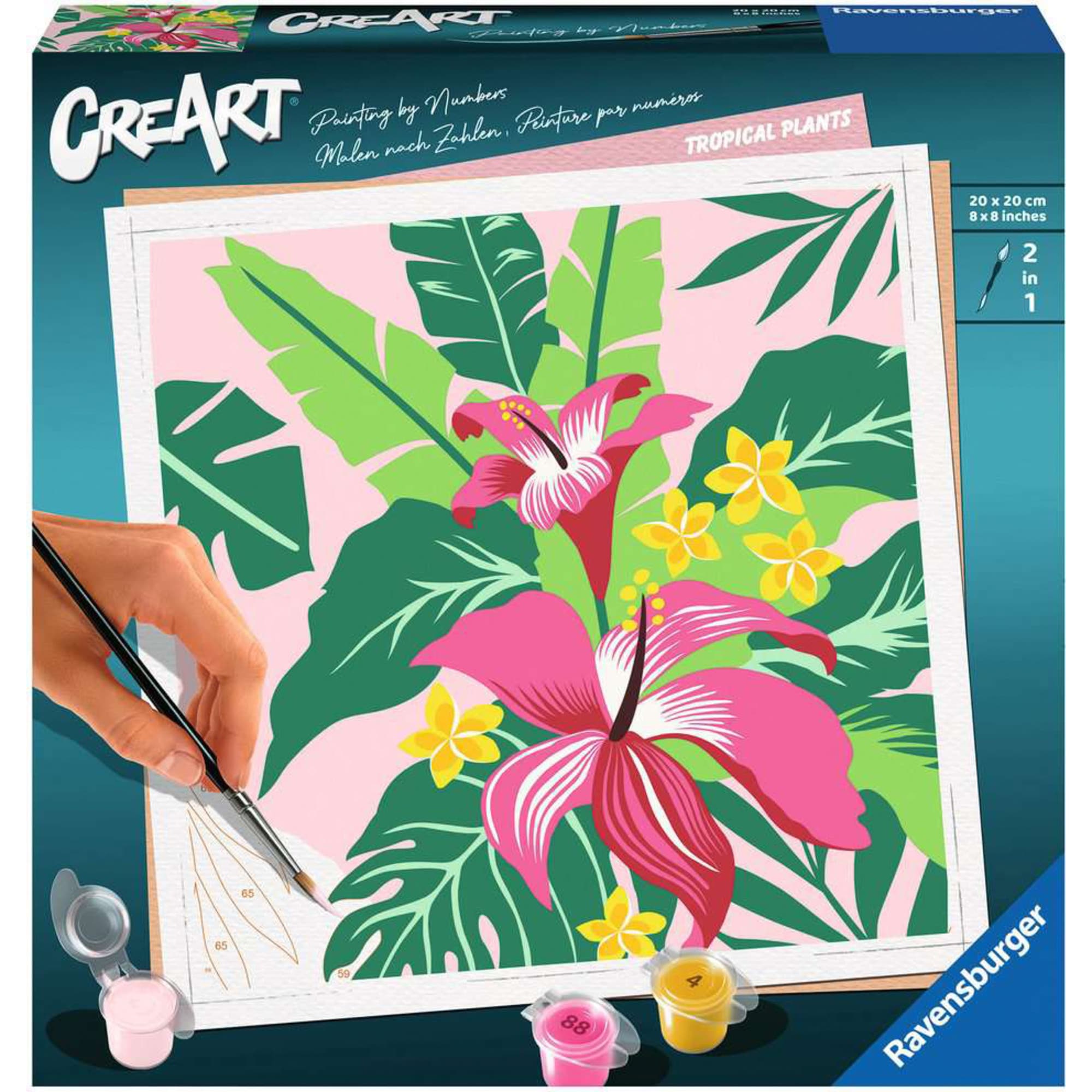 Ravensburger Malen CreArt - Tropical Plants - Bild 1