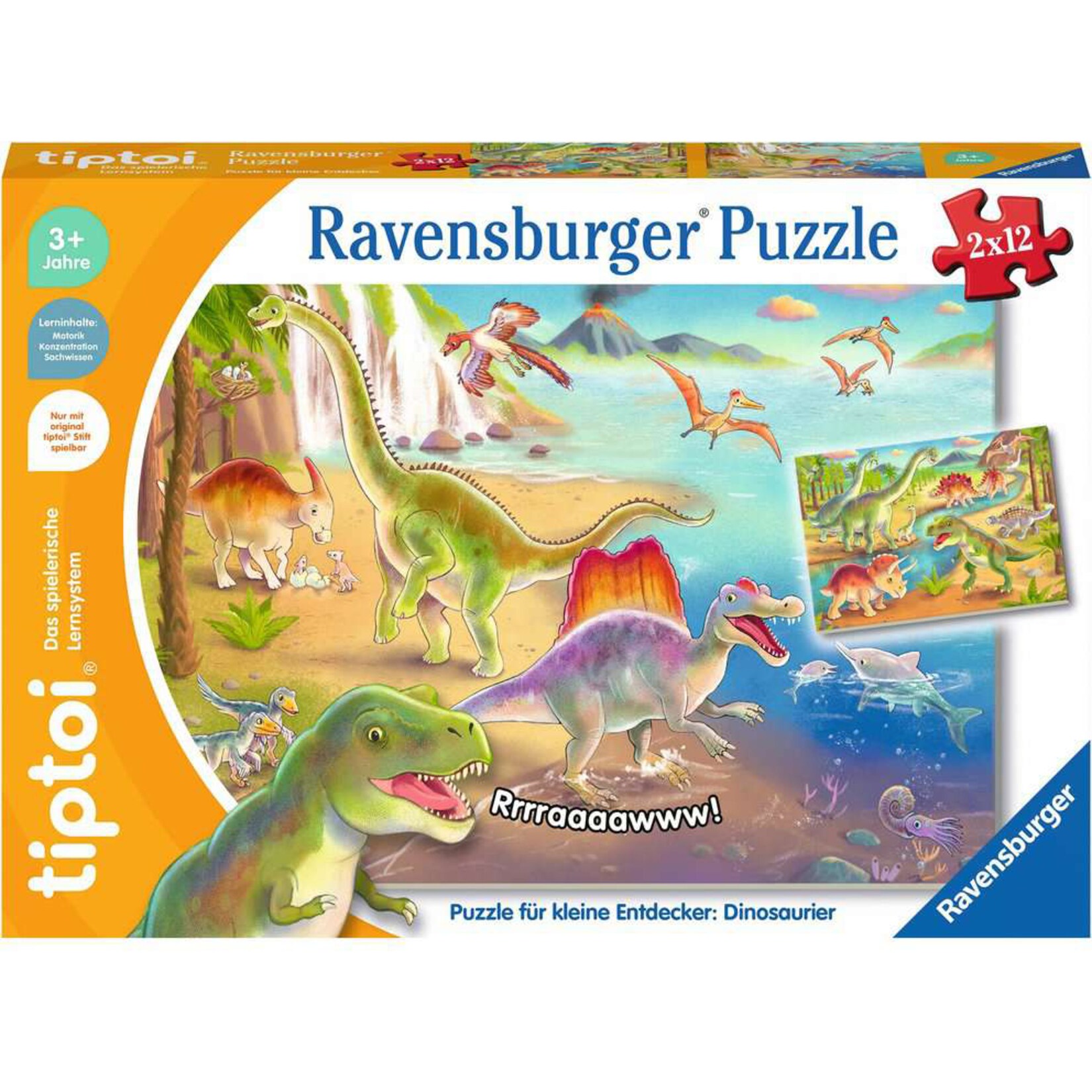 Ravensburger Puzzle tiptoi Puzzle für kleine Entdecker: Dinosaurier | 04005556001989
