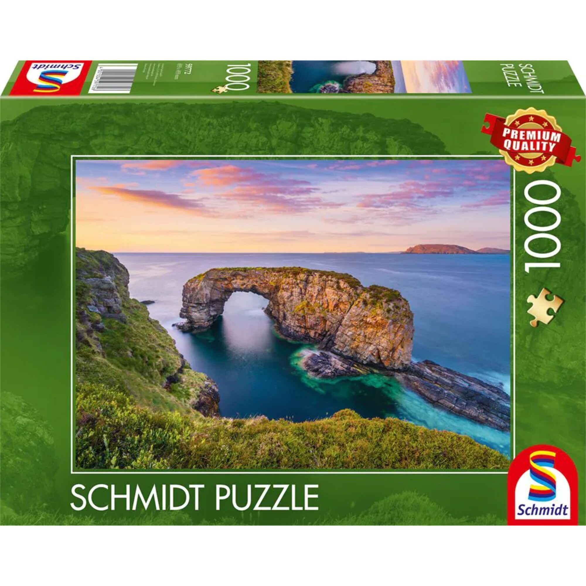 Schmidt Spiele Puzzle Ireland, Co.Donegal, Fanad, Great Pollet Sea Arch - Bild 1
