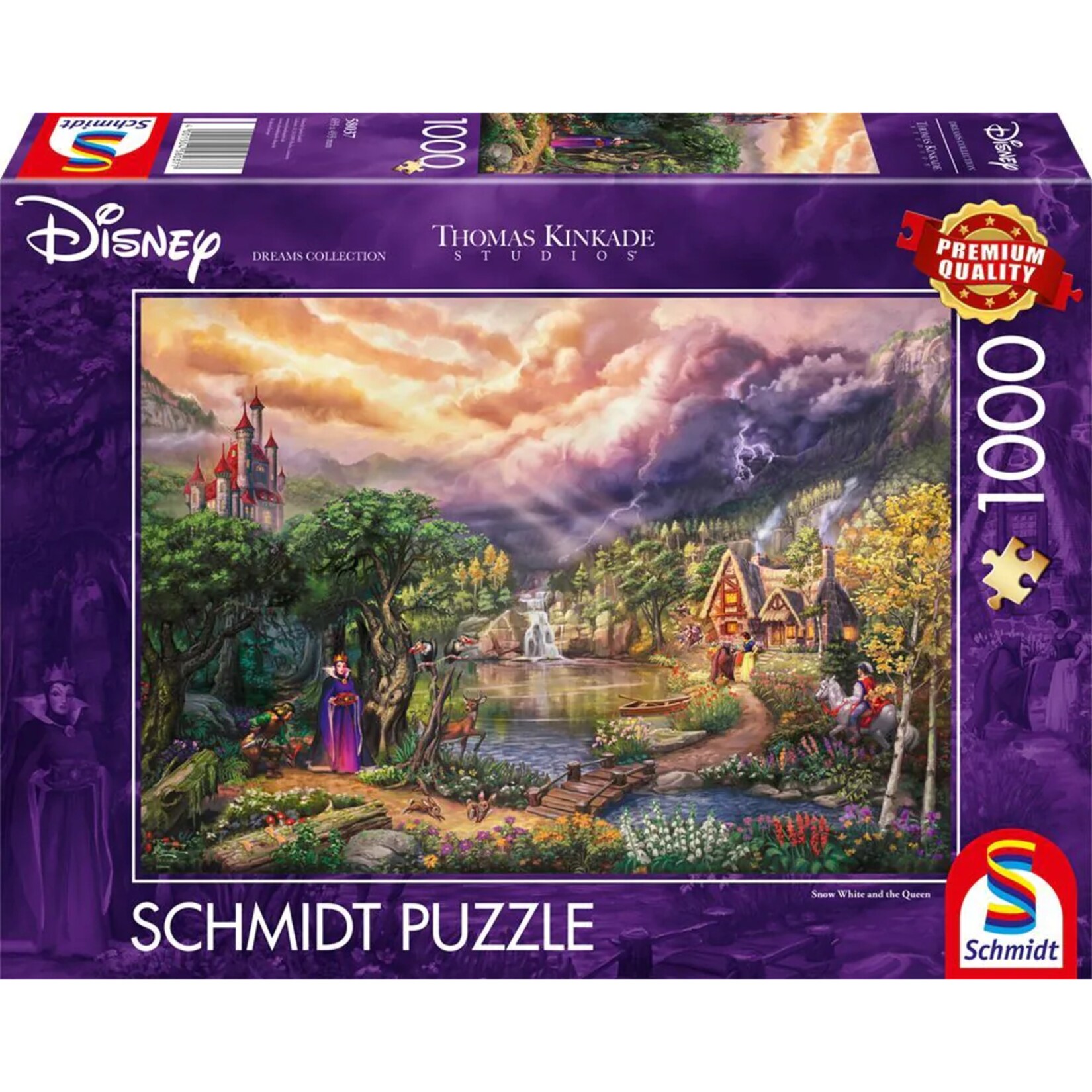 Schmidt Spiele Puzzle Thomas Kinkade Studios: Disney Dreams Collection- Snow White and the Queen | 04001504580377