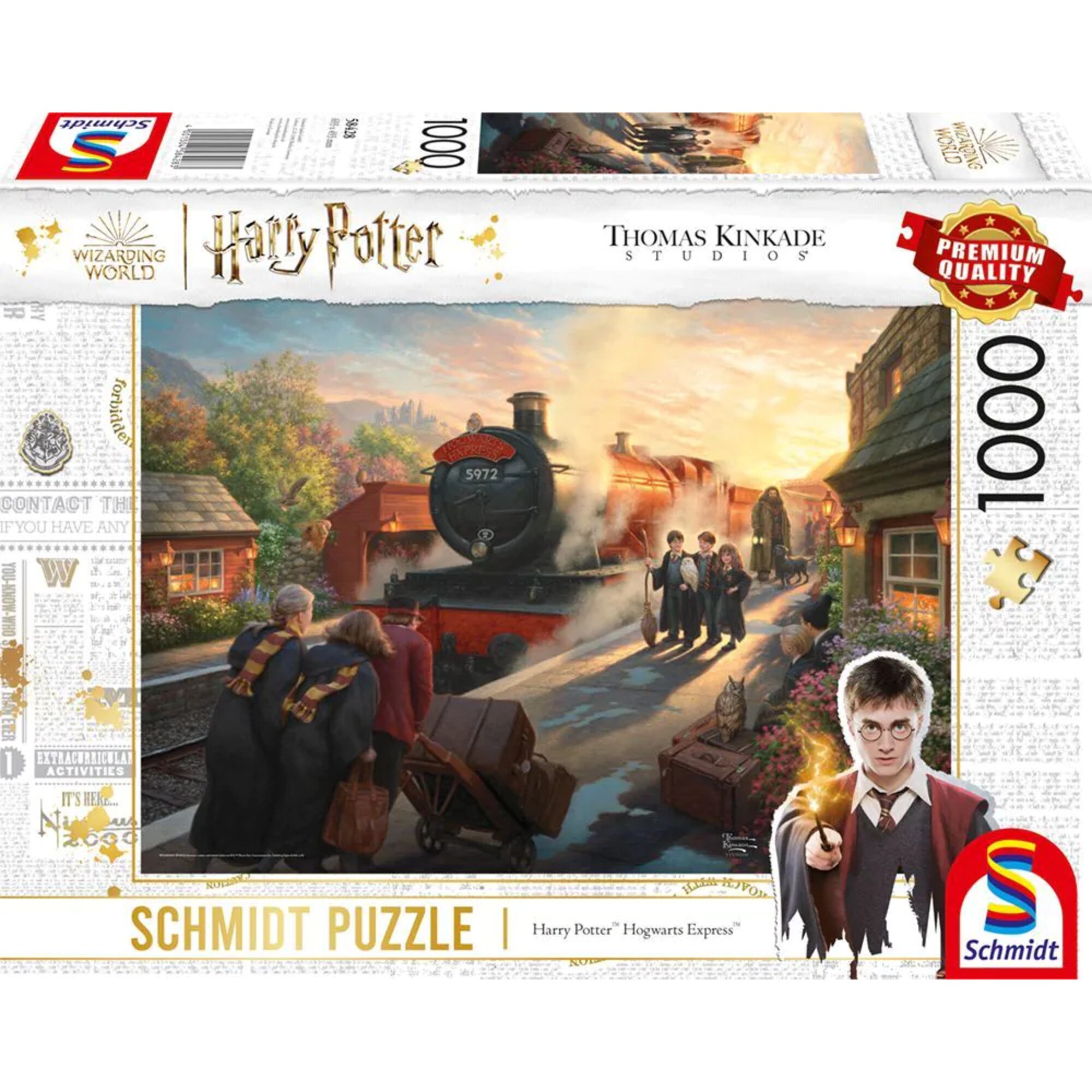 Schmidt Spiele Puzzle Thomas Kinkade Studios: Wizarding World Harry Potter - Hogwarts Express - Bild 1