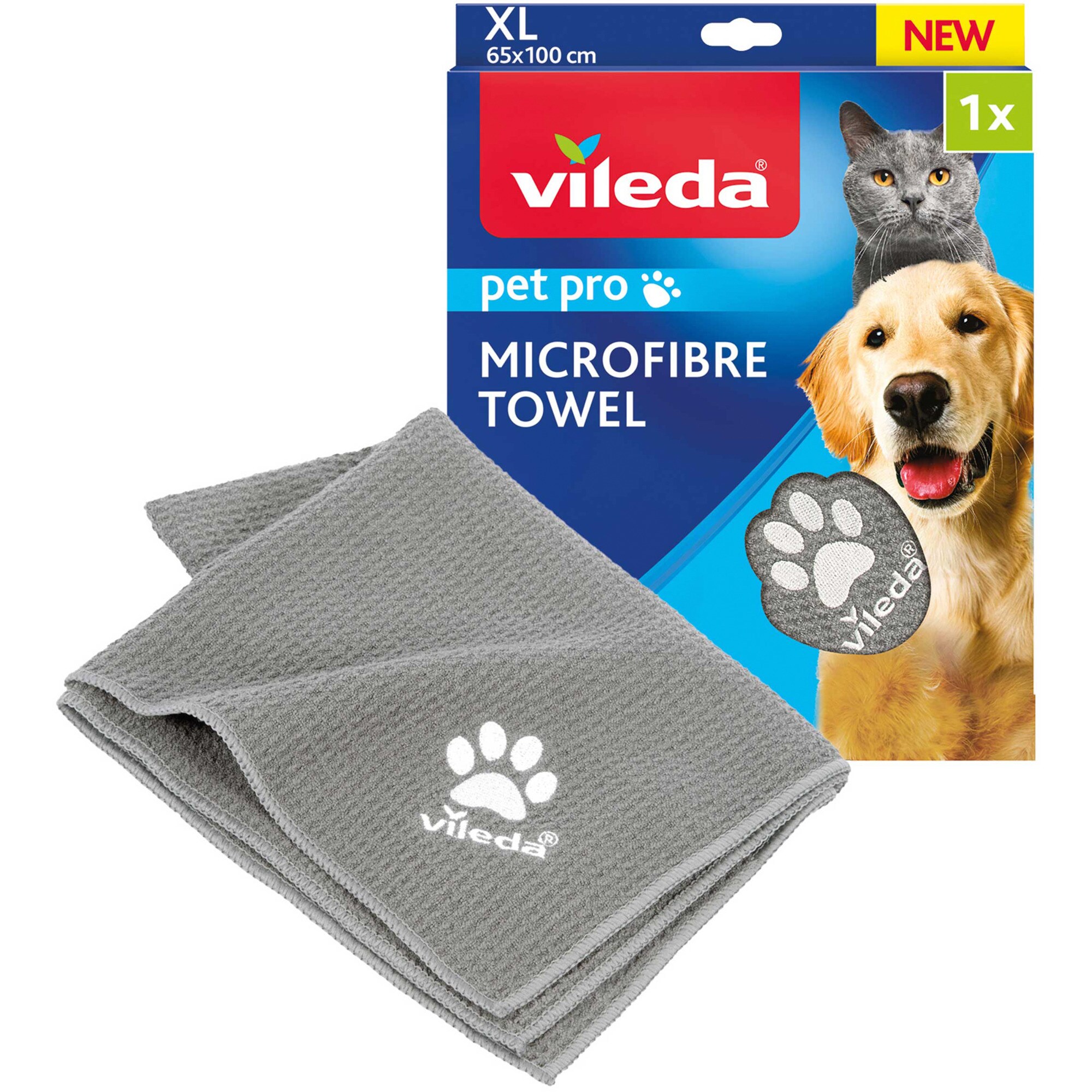 Vileda Handtuch Pet Pro Microfaser-Handtuch XL - Bild 1