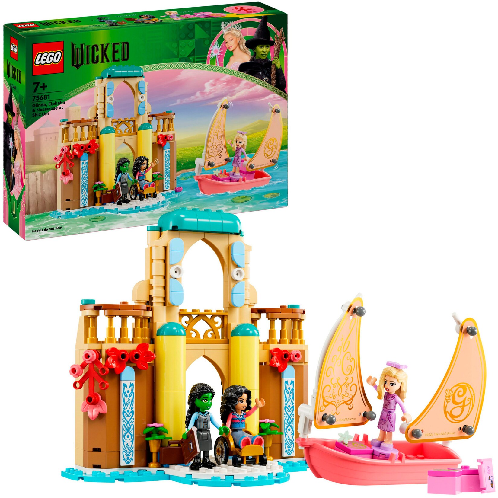 LEGO Konstruktionsspielzeug Wicked Glinda, Elphaba und Nessarose an der Universität Shiz | 05702017758633