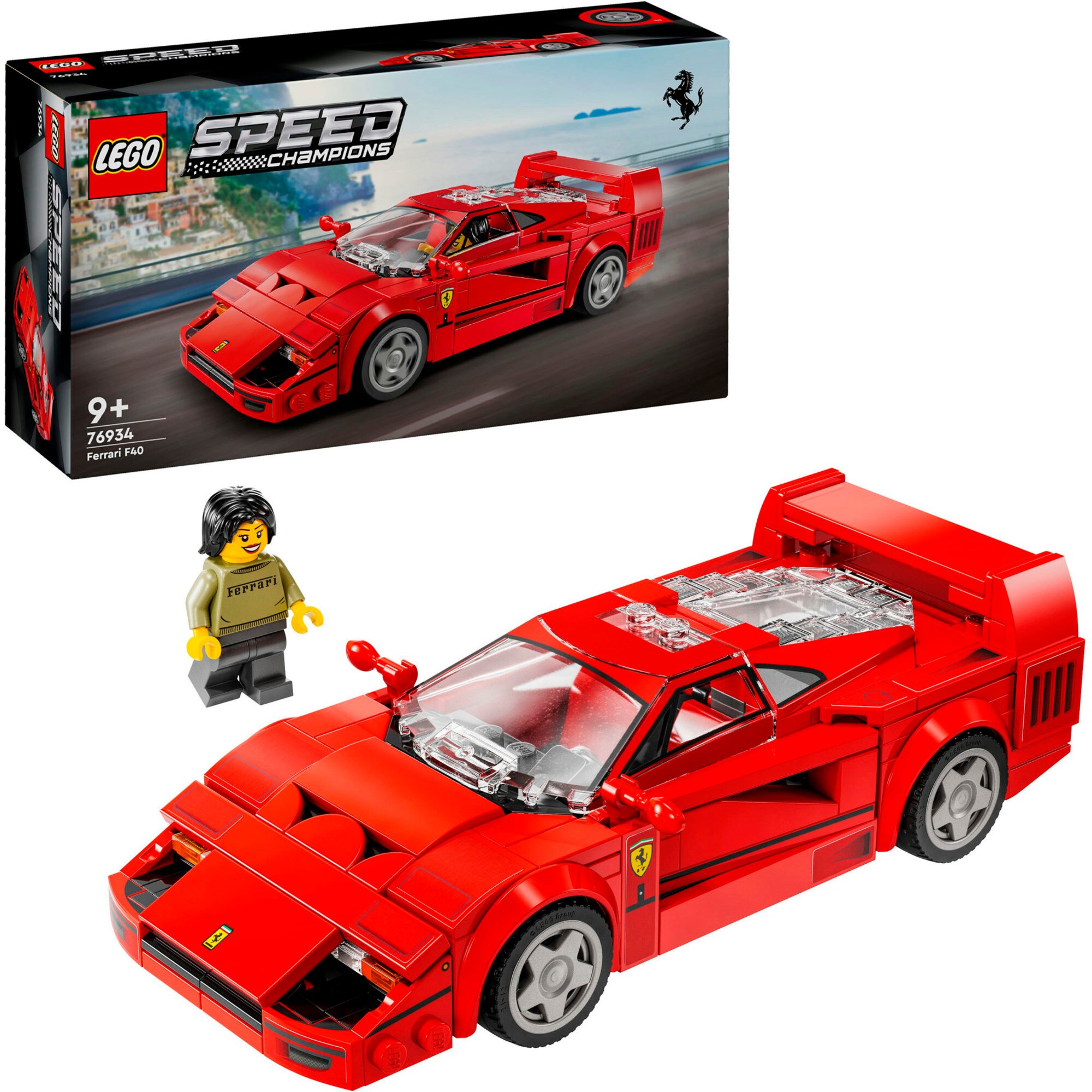 LEGO Konstruktionsspielzeug Speed Champions Ferrari F40 Supersportwagen - Bild 1