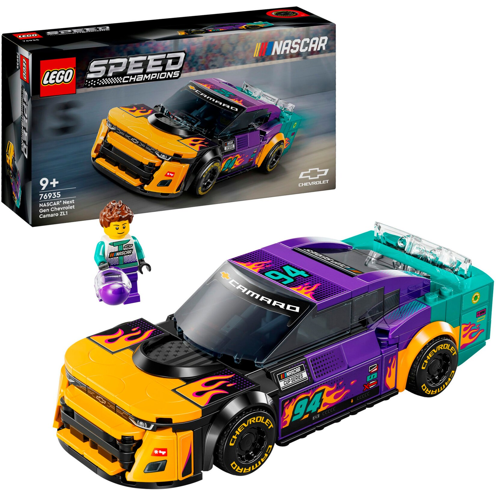 LEGO Konstruktionsspielzeug Speed Champions NASCAR Next Gen Chevrolet Camaro ZL1 | 05702017719719