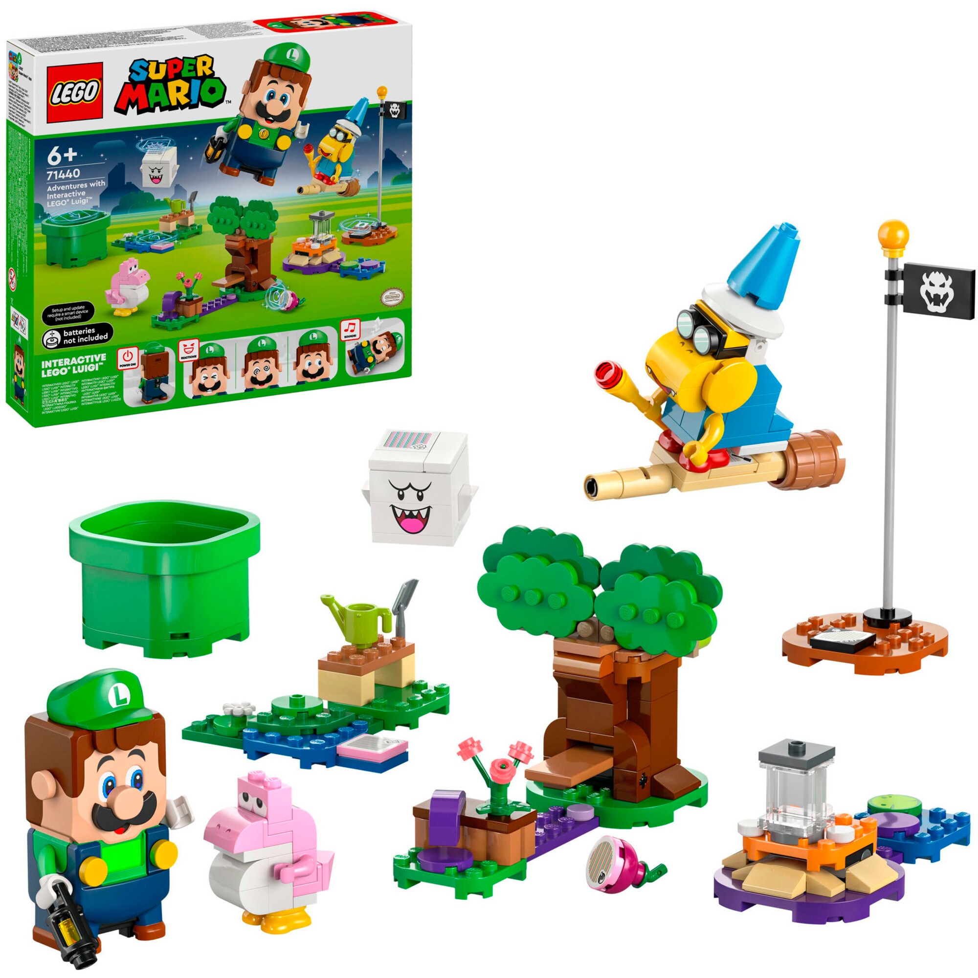 LEGO Konstruktionsspielzeug Super Mario Abenteuer mit dem interaktiven LEGO Luigi - Bild 1