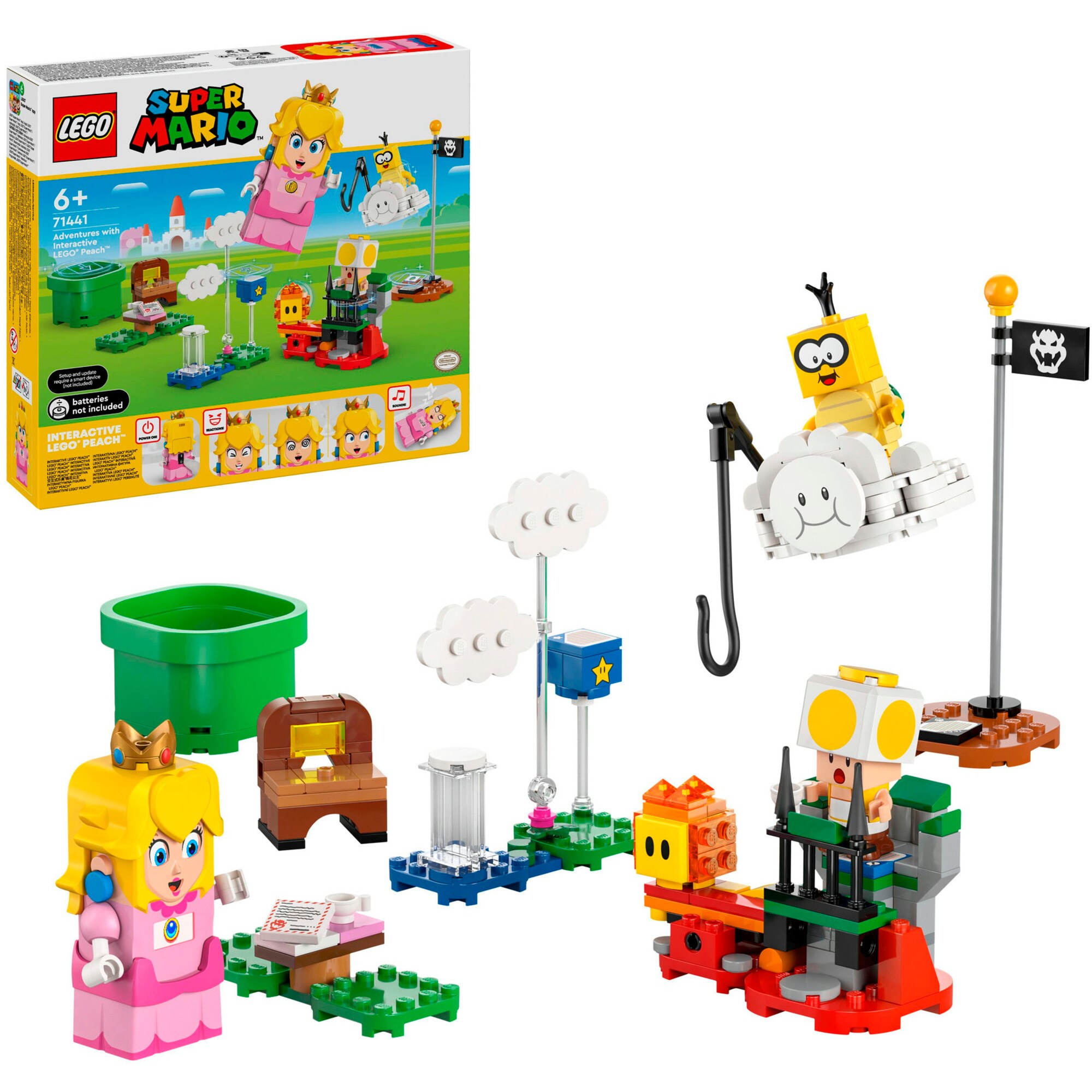 LEGO Konstruktionsspielzeug Super Mario Abenteuer mit der interaktiven LEGO Peach - Bild 1