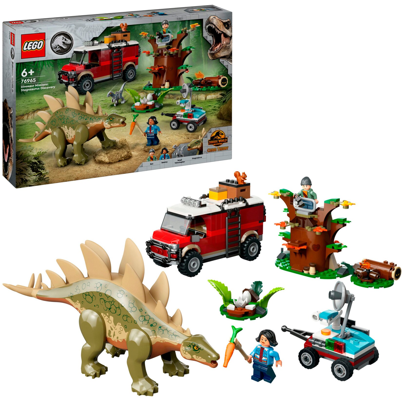 LEGO Konstruktionsspielzeug Jurassic World Dinosaurier Missionen: Entdeckung des Stegosaurus | 05702017583198