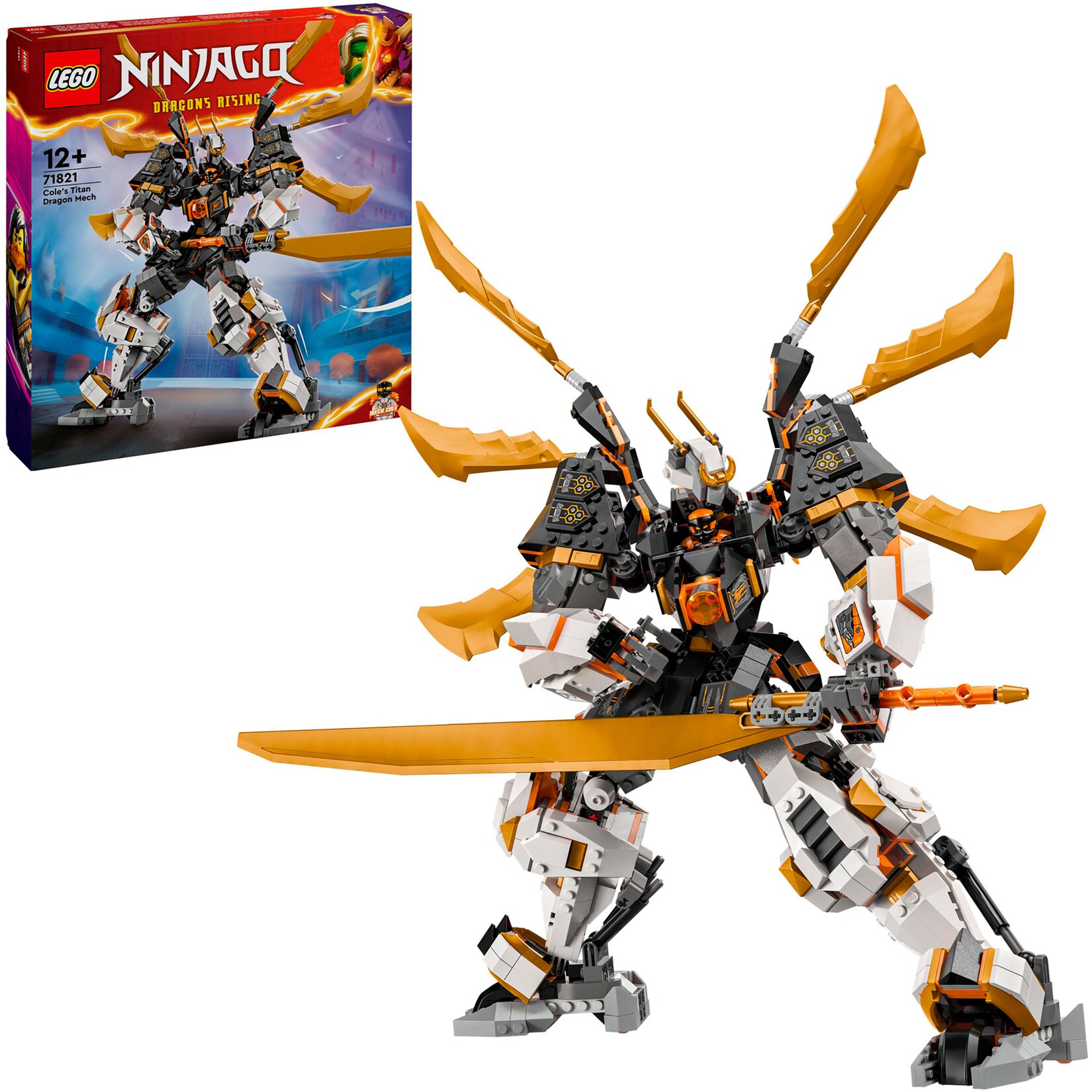 LEGO Konstruktionsspielzeug Ninjago Coles Titandrachen-Mech | 05702017584638