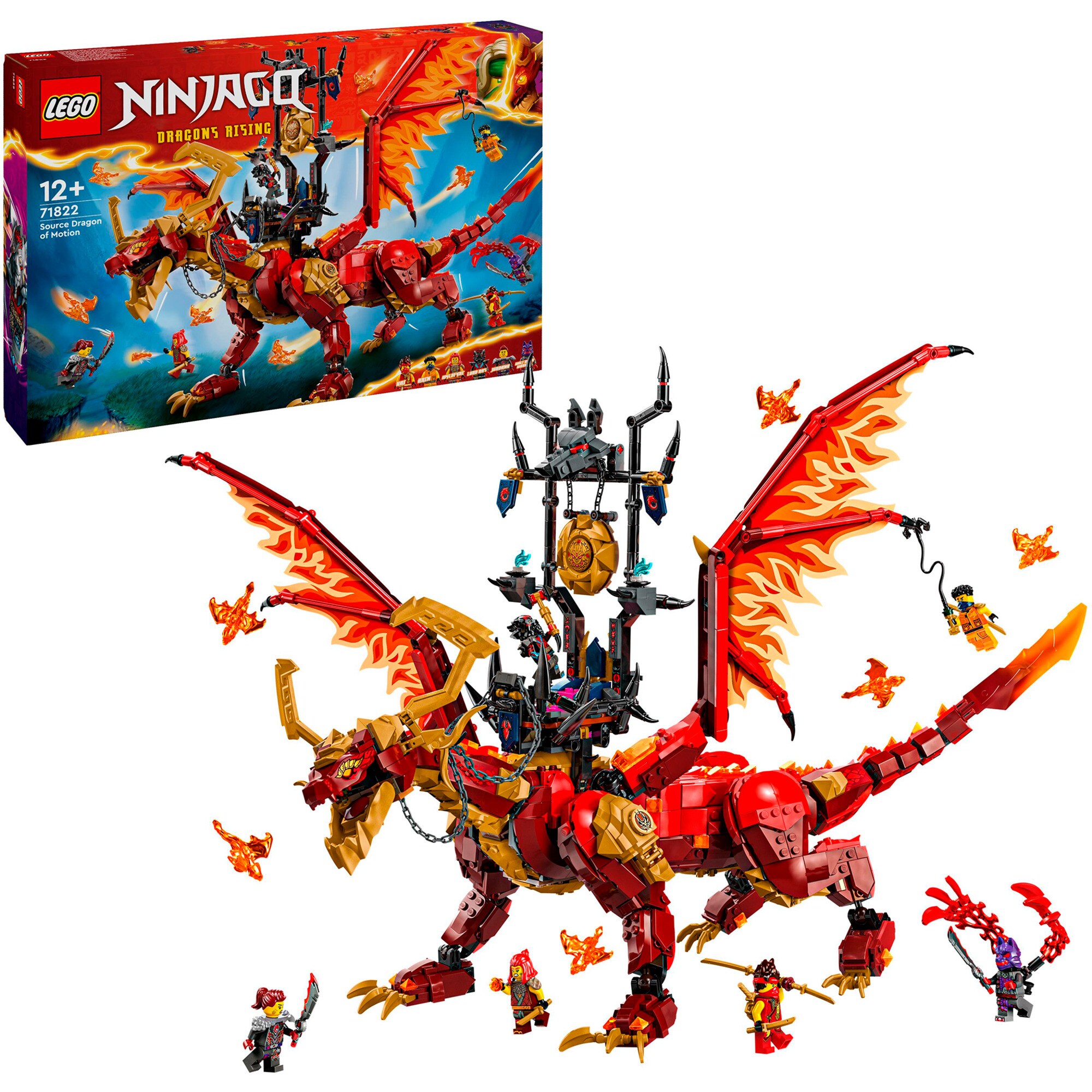 LEGO Konstruktionsspielzeug Ninjago Quelldrache der Bewegung - Bild 1