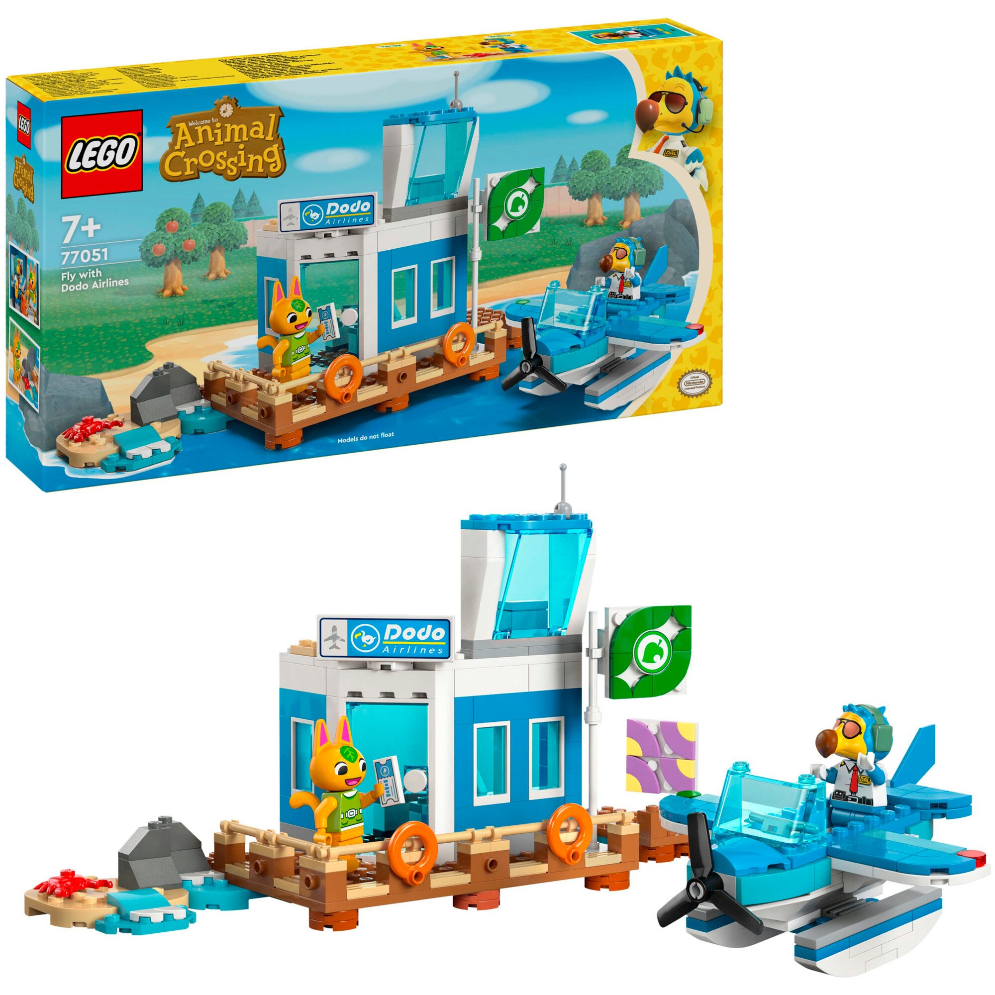 LEGO Konstruktionsspielzeug Animal Crossing Flieg mit Dodo Airlines - Bild 1